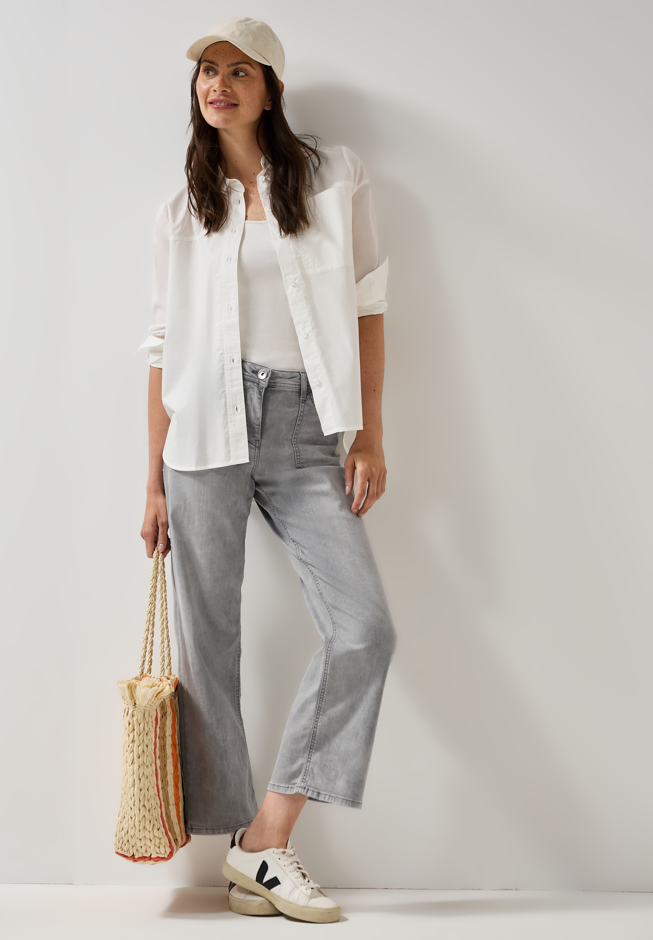 Cecil Loose-fit-Jeans »Style Neele«, mit hoher Taille