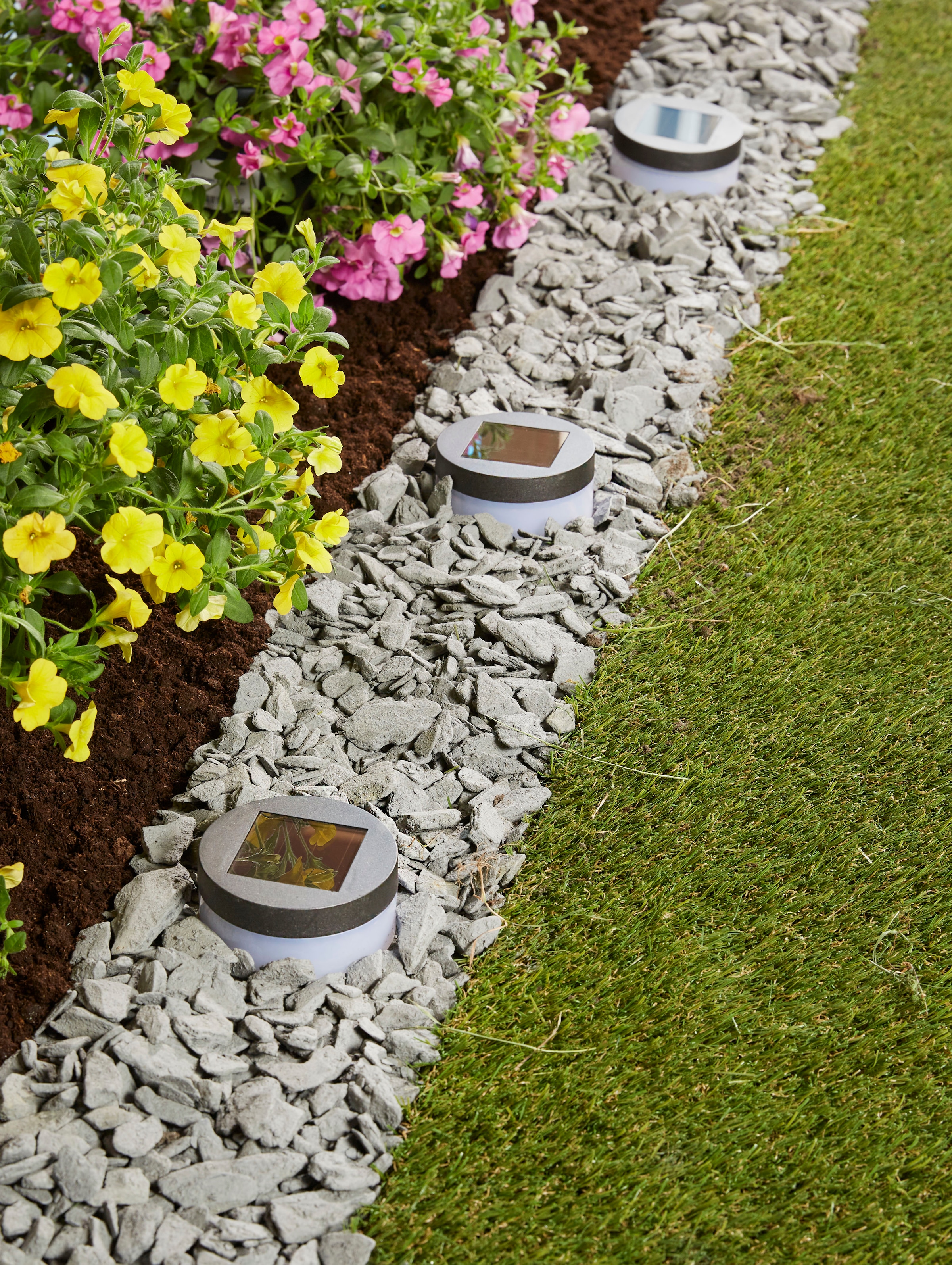 LUXFORM Gartenleuchte »Solar-Erdspiessleuchten - Avignon - 4 St - LED« LED-Modul 3 Stk. Ganzjährig Solar