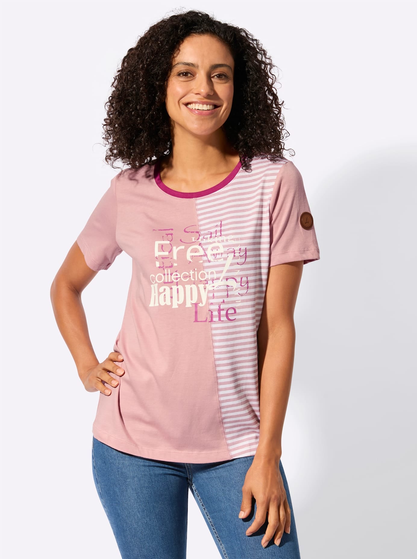 Casual Looks Rundhalsshirt "Rundhals-Shirt" 1 tlg.