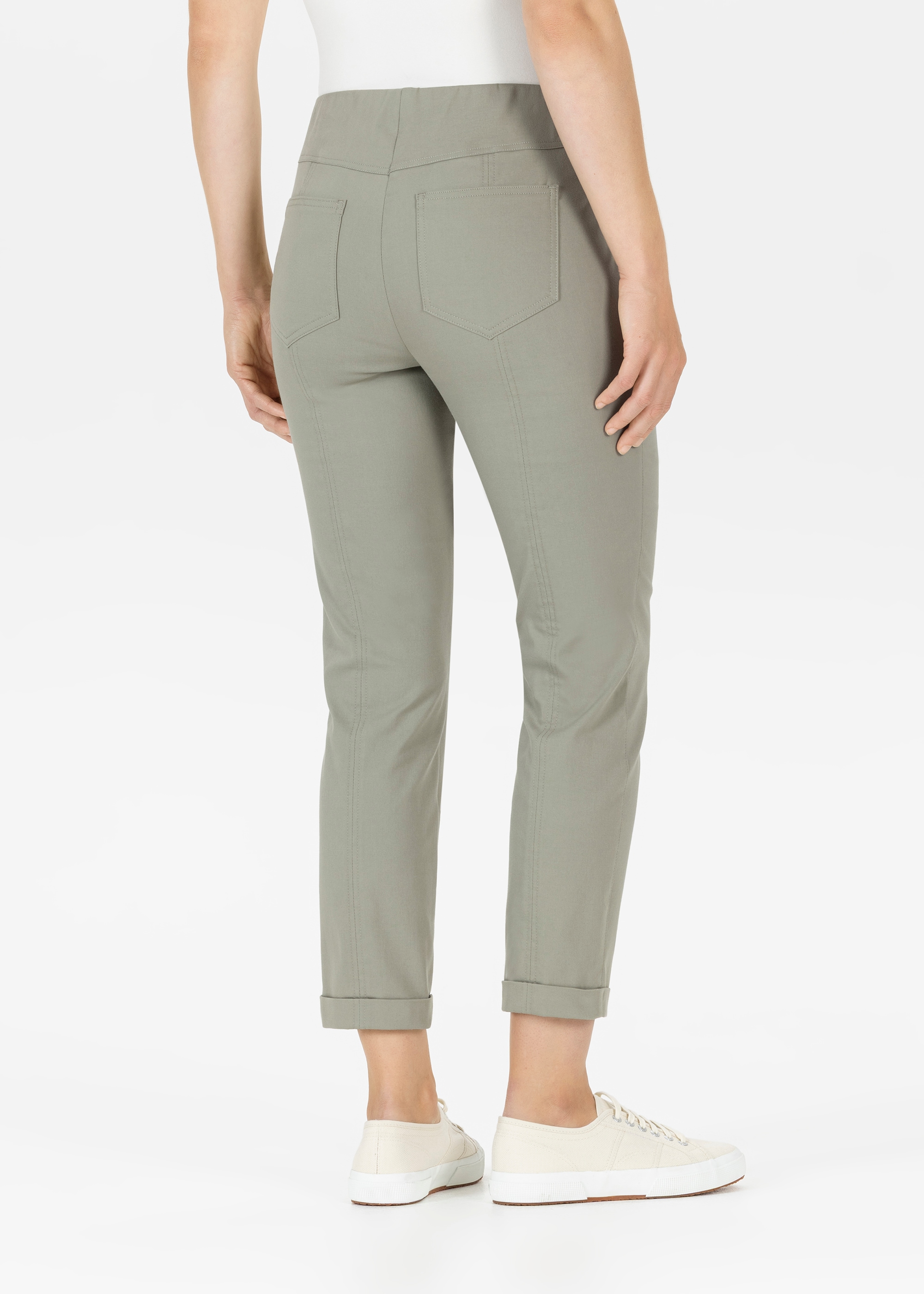Stehmann Stoffhose »Sylvia-680«  3/4-Hose mit schmalem Bein