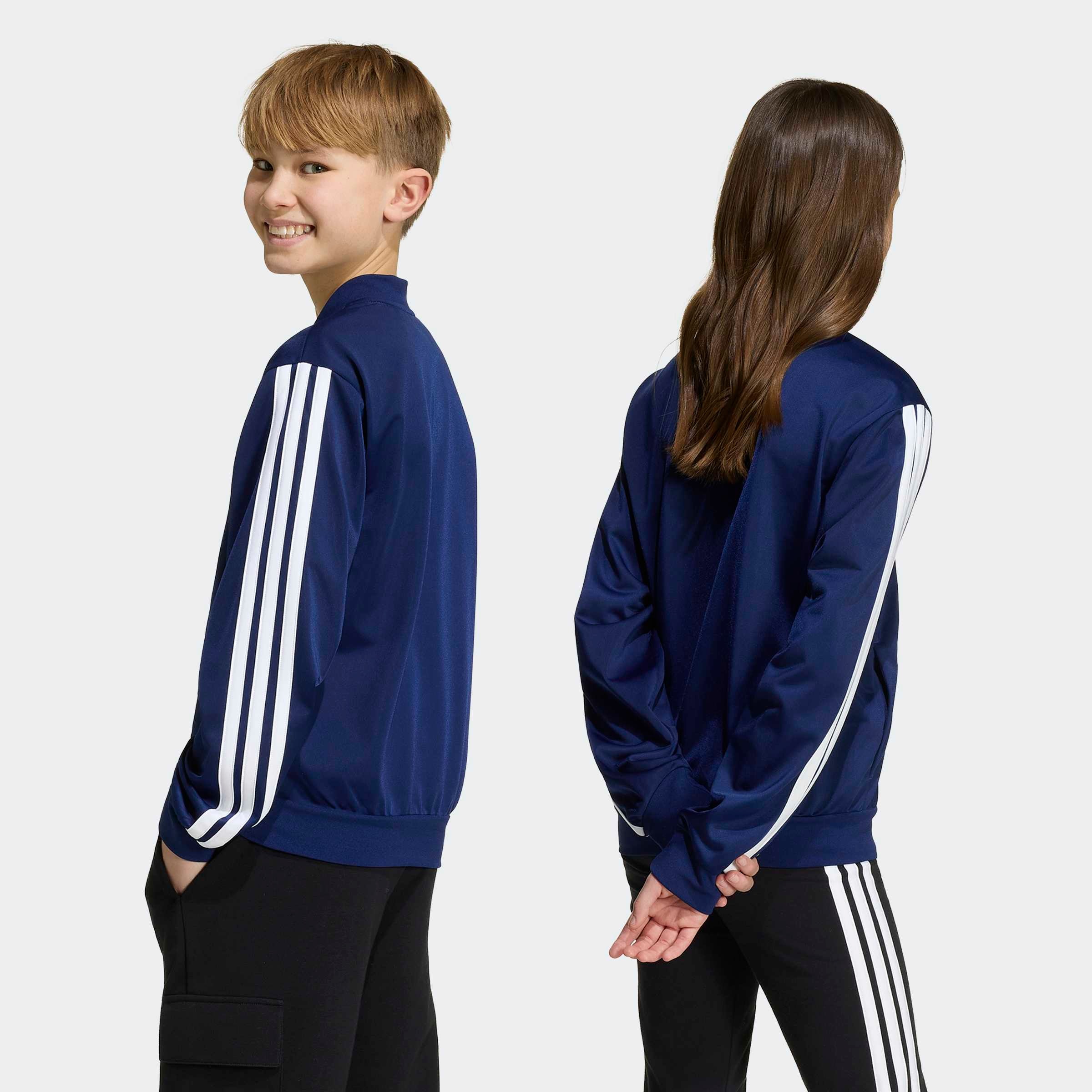 adidas Sportswear Veste d'extérieur »ESSENTIALS CLIMACOOL TRACK« pour enfants, avec fermeture éclair, en polyester