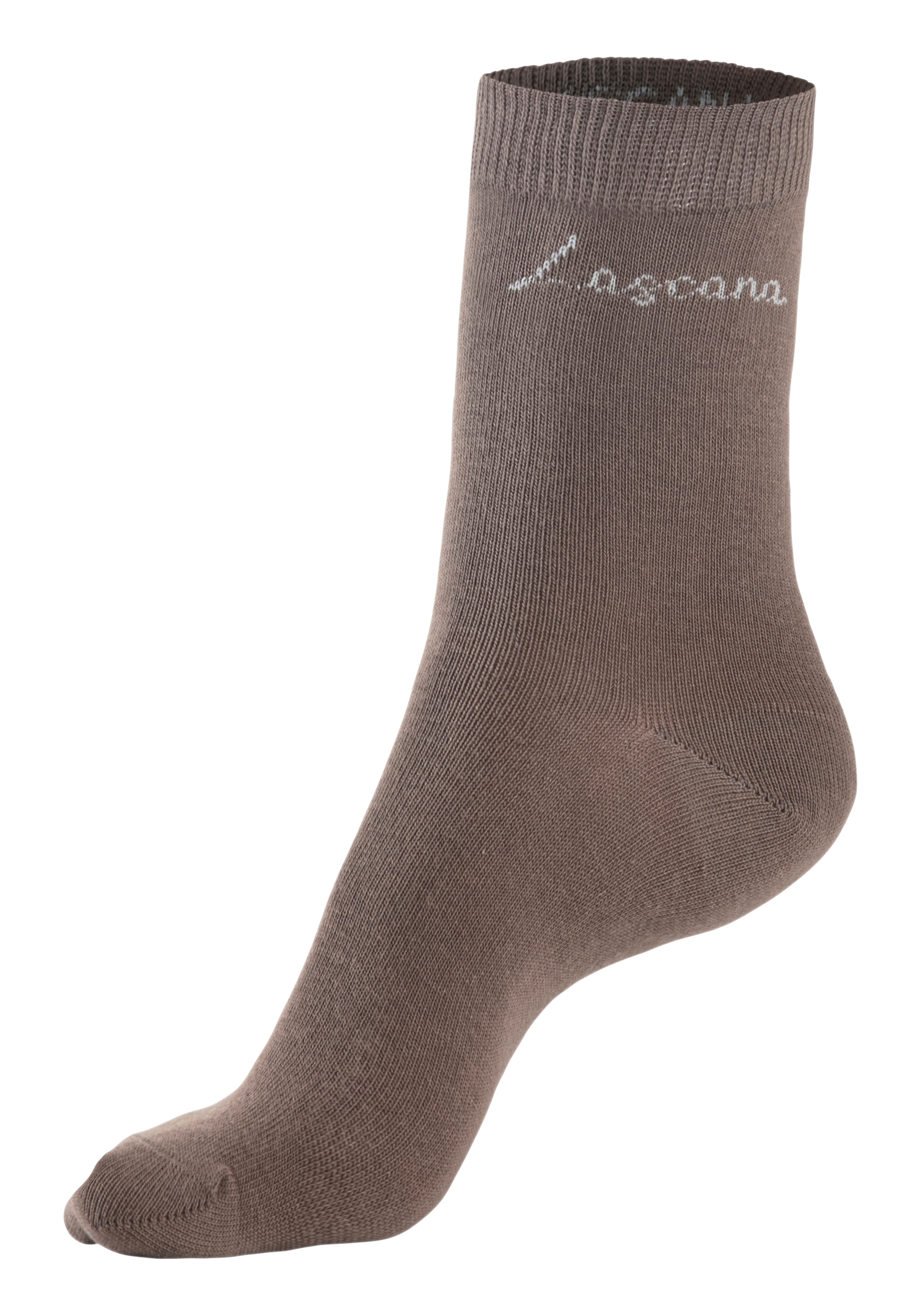 LASCANA Basicsocken, (Box, 4 Paar), in ansprechender Geschenkbox