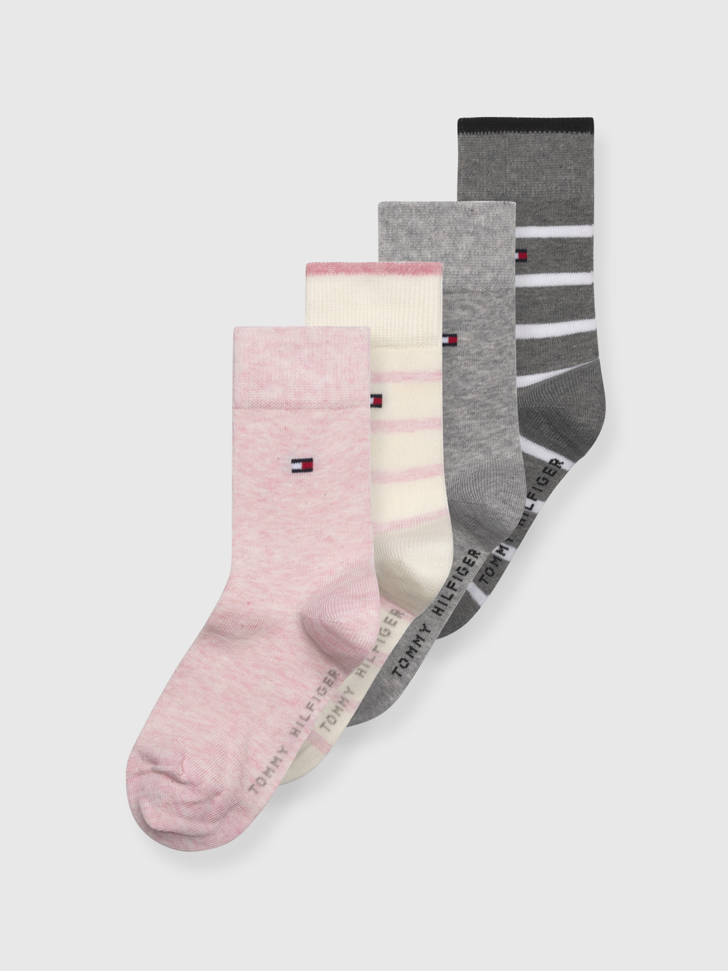 Image of Tommy Hilfiger Socken "TH KIDS SOCK 4P BRETON STRIPE ECOM" 4 Paar