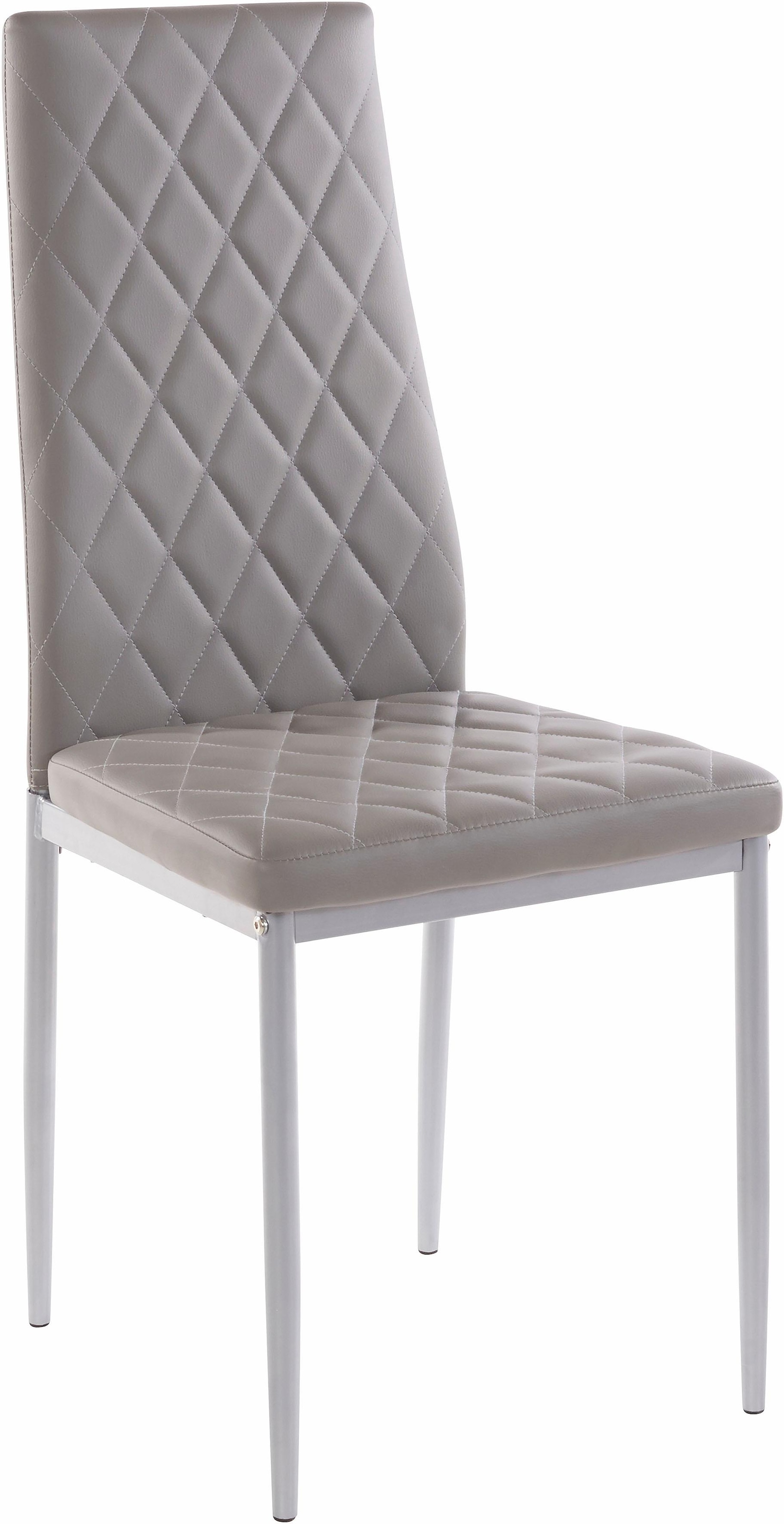 GOODproduct Essgruppe Set: Glastisch, Breite 120 x 80 cm mit 4 Stühlen