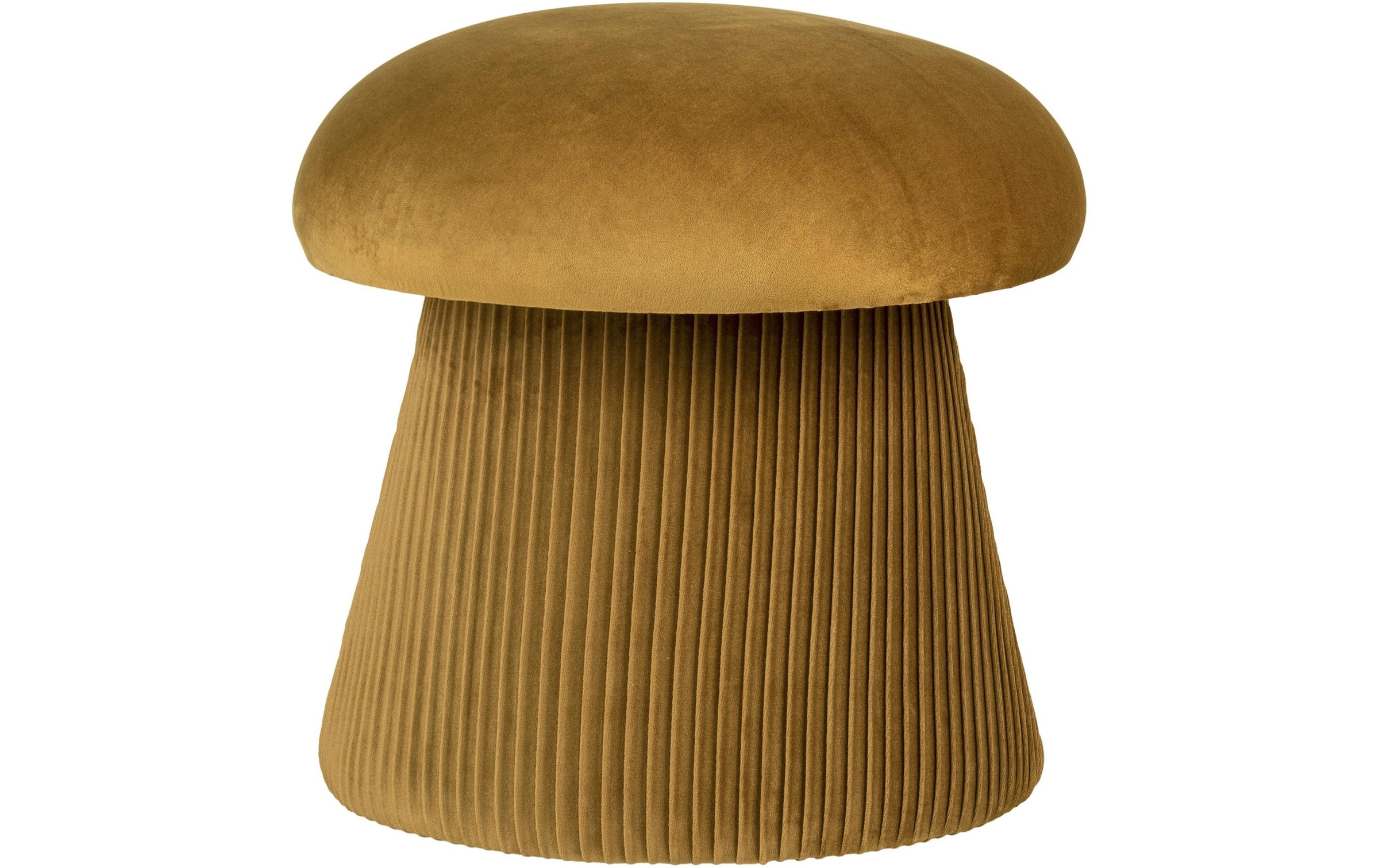 House Nordic Pouf »Hampton Goldfarbenbraun«