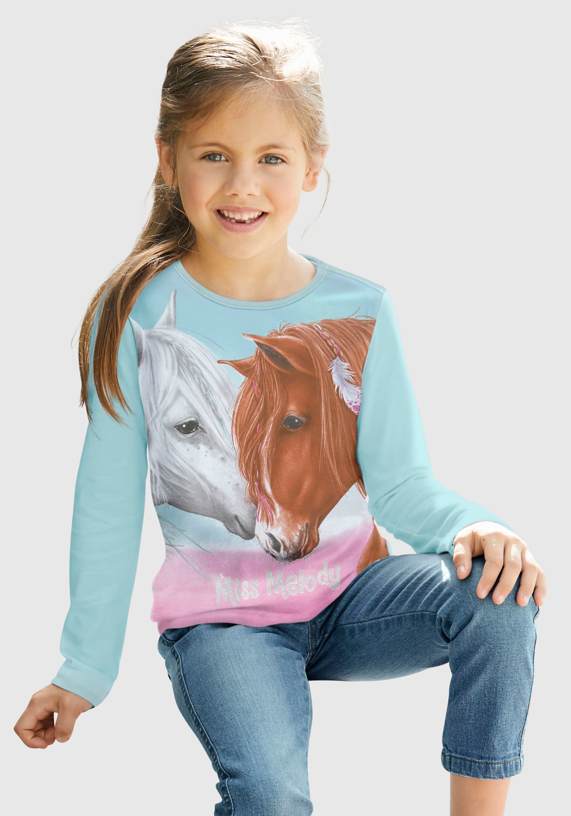 Modische Miss Melody Langarmshirt, für versandkostenfrei bestellen - Pferde-Fans ohne Mindestbestellwert