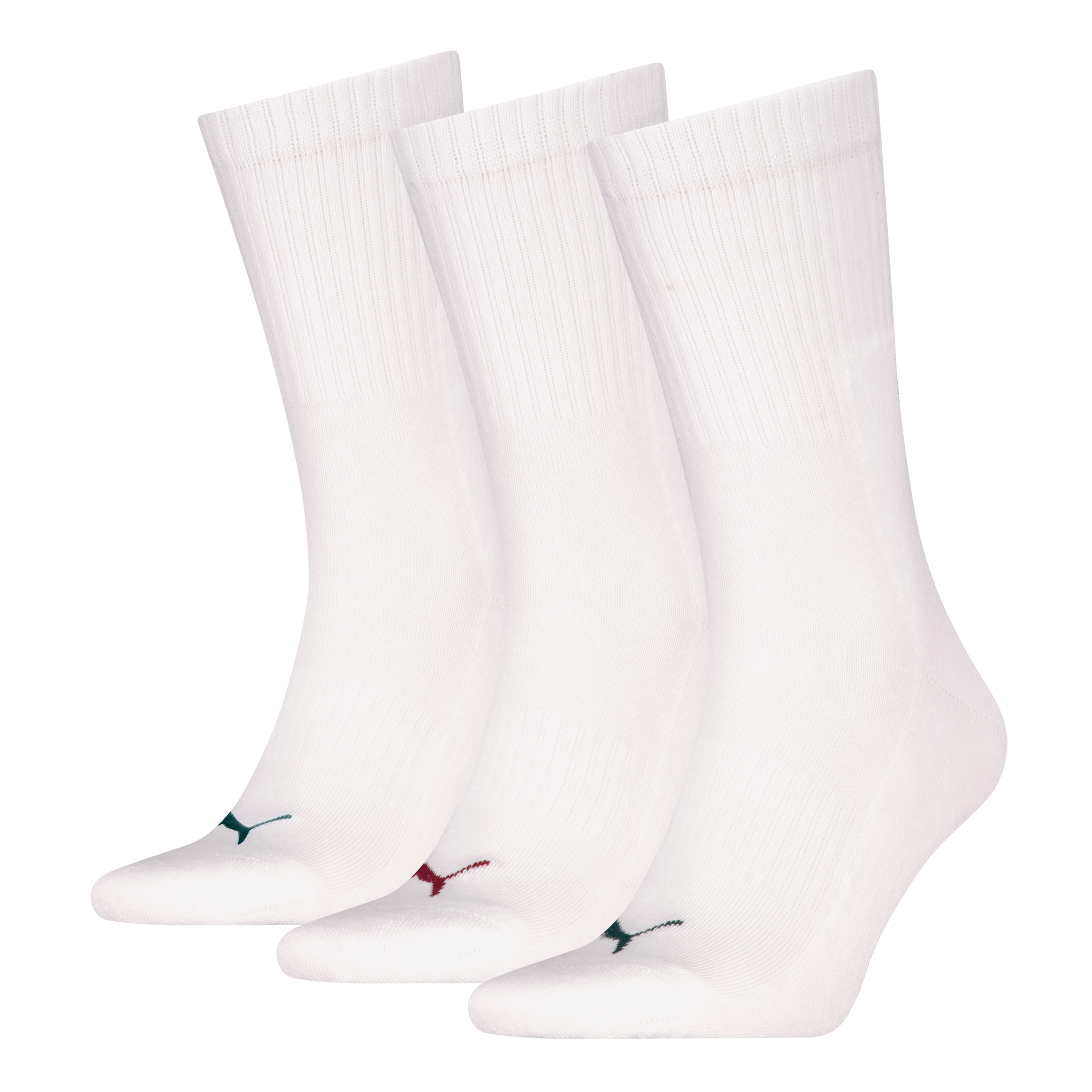 PUMA Socken »PUMA UNISEX CUSHIONED NEXT CREW 3P«, (3 Paar, 3 Paar), mit Zonenpolsterung für zusätzlichen Komfort