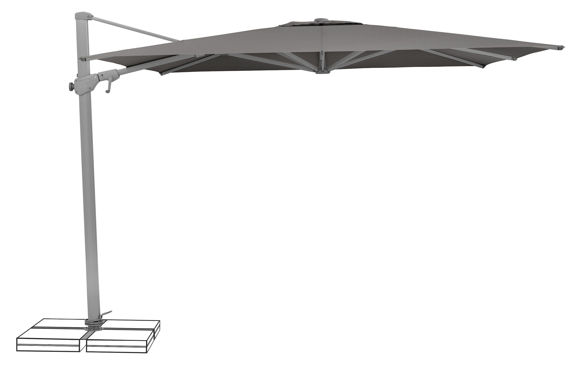   Parasol »Suncomfort by Glatz Varioflex, 300 x 300 cm«