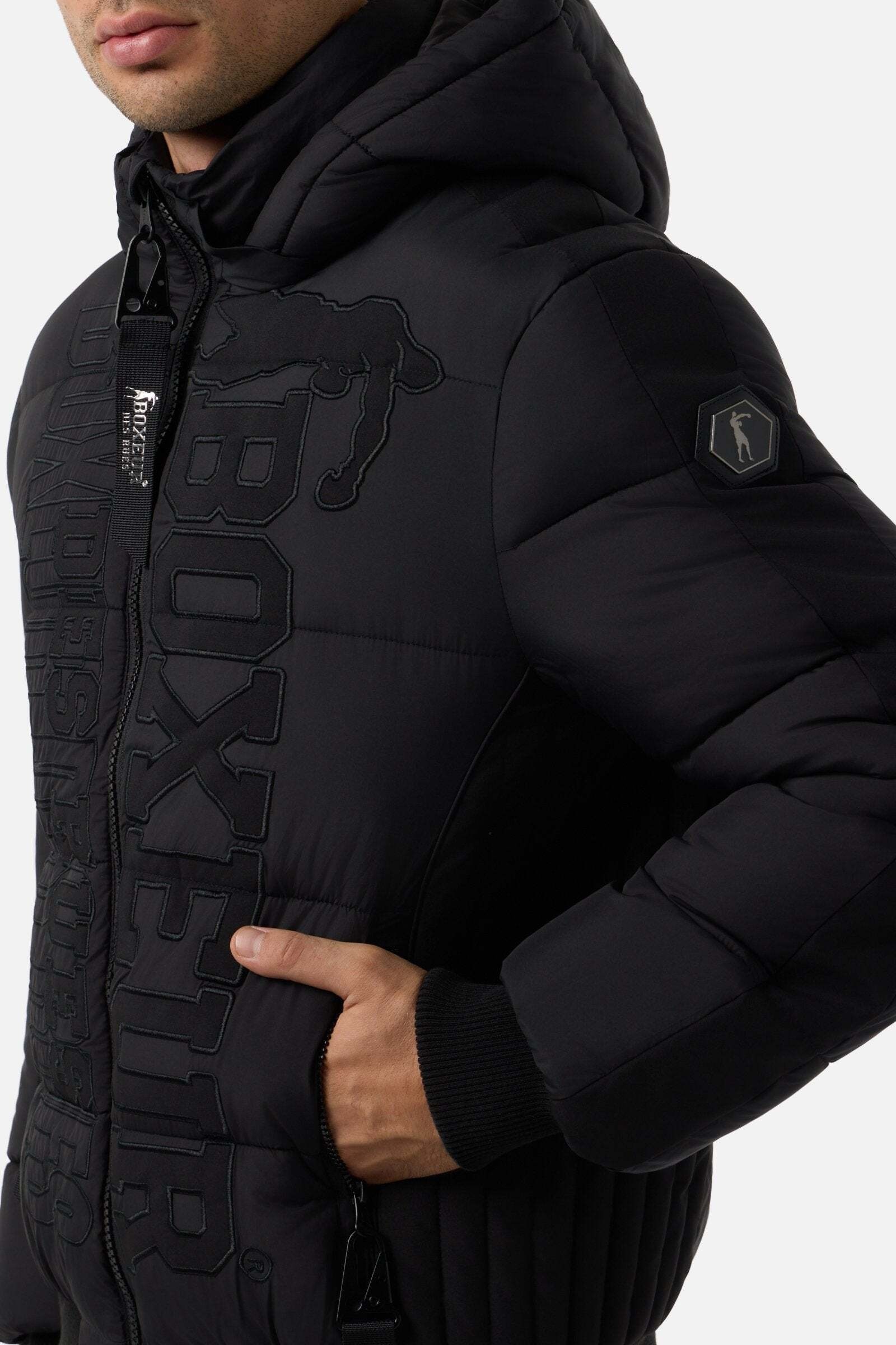 BOXEUR DES RUES Veste courte »BOXEUR DES RUES Jacke Logo Padded«