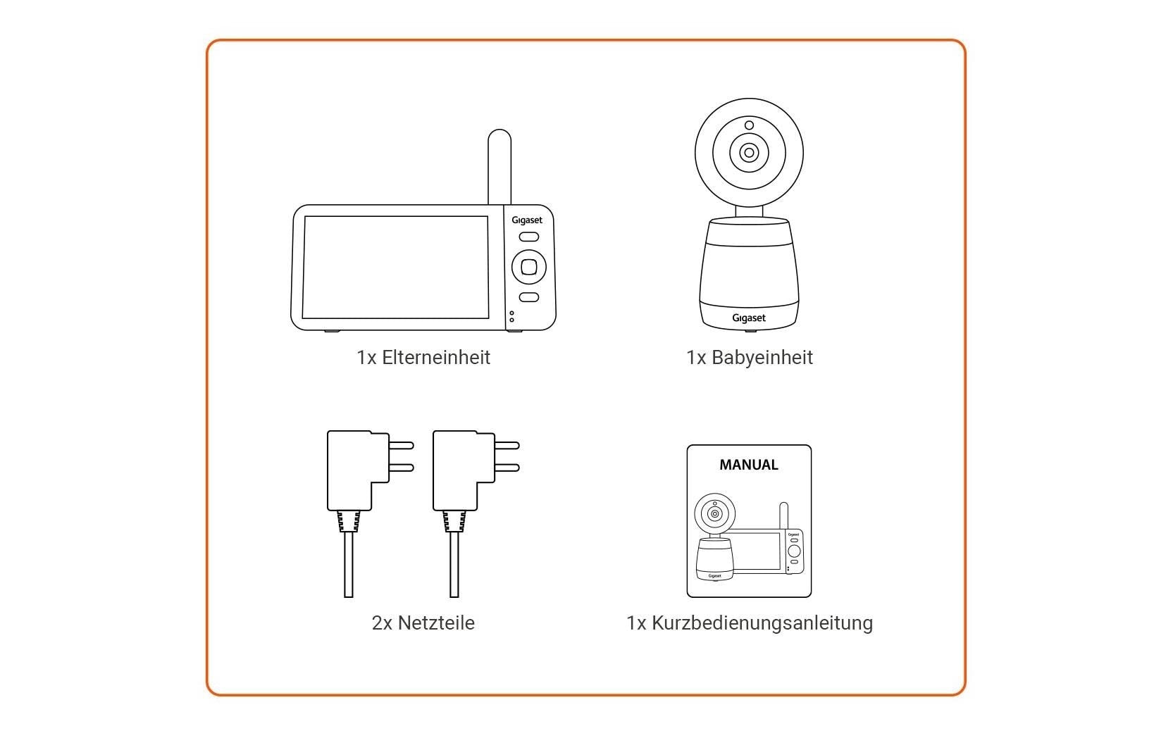 Gigaset Video-Babyphone »Baby 700 Connected«