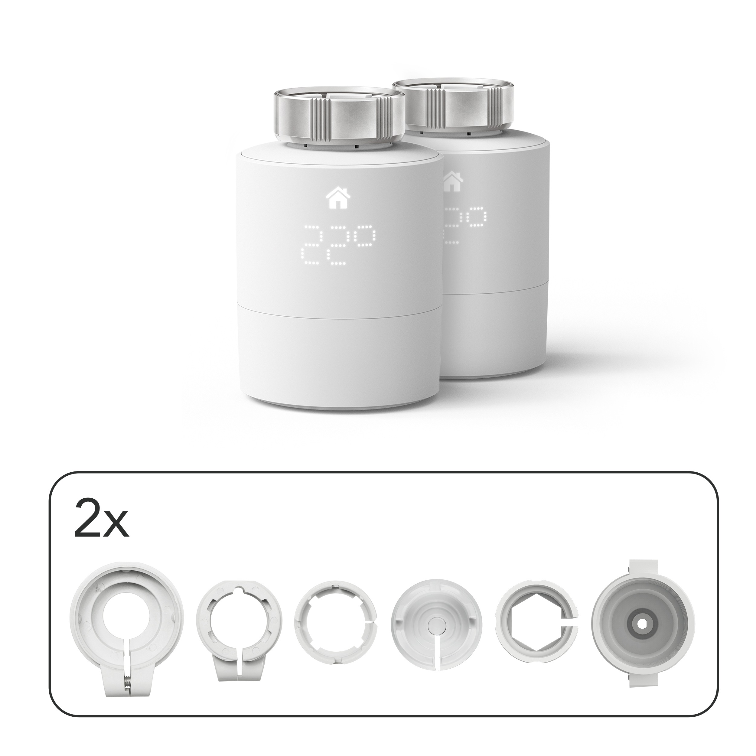 Image of Tado Smart-Home-Steuerelement »Smartes Heizkörper Thermostat - Duo Pack, Zusatzprodukte für Einzelraumsteuerung (Universal)«, (1 St.) bei Ackermann Versand Schweiz