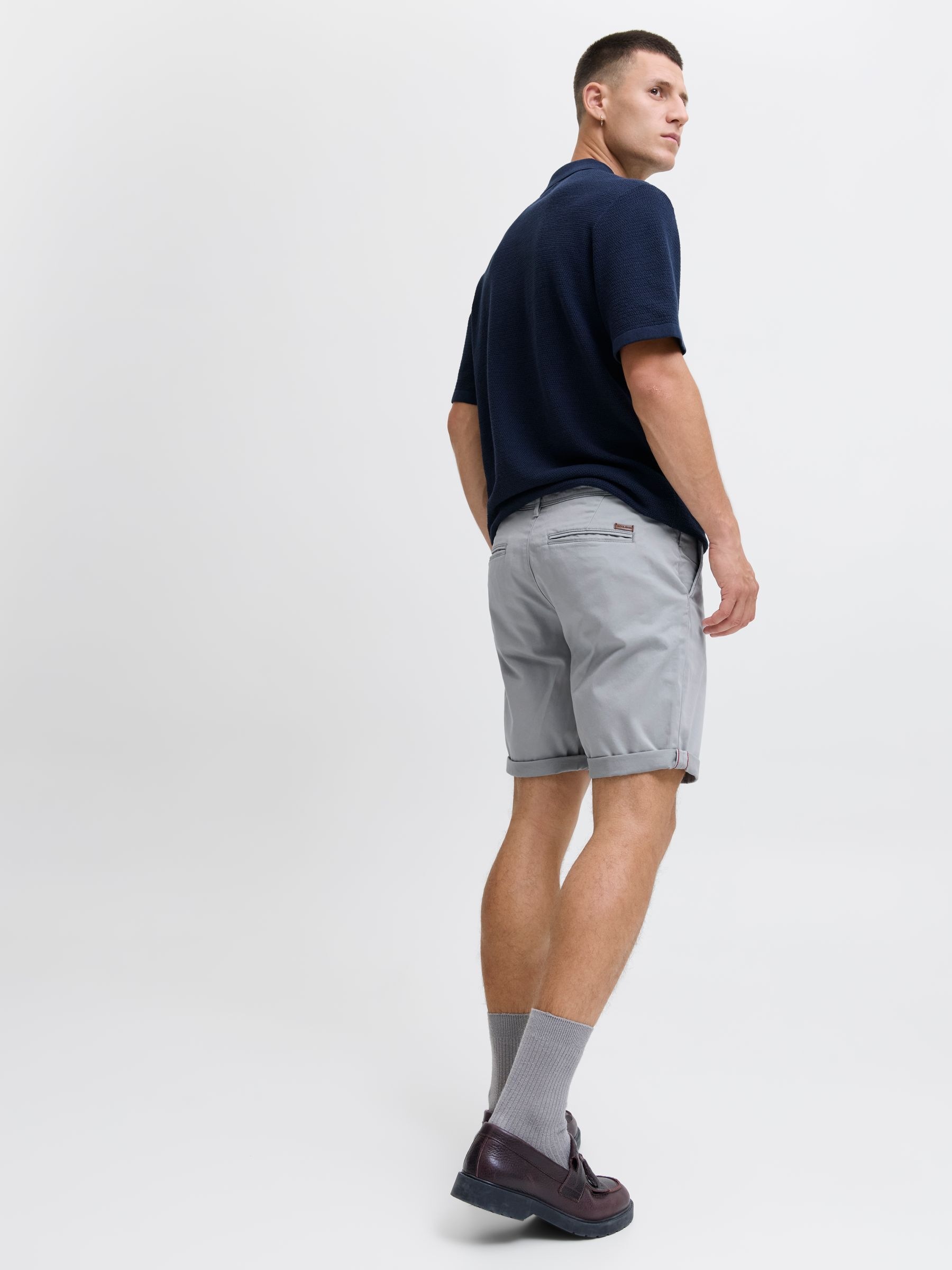 Jack & Jones Short en chino »JPSTBOWIE JJSHORTS S«  avec revers