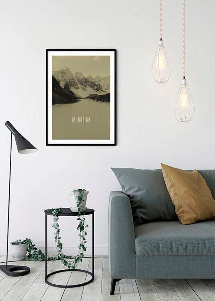 Komar Poster »Word In Schlafzimmer, maintenant (1 St.), Kinderzimmer, Sand«, Lake Wohnzimmer Natur, Motion