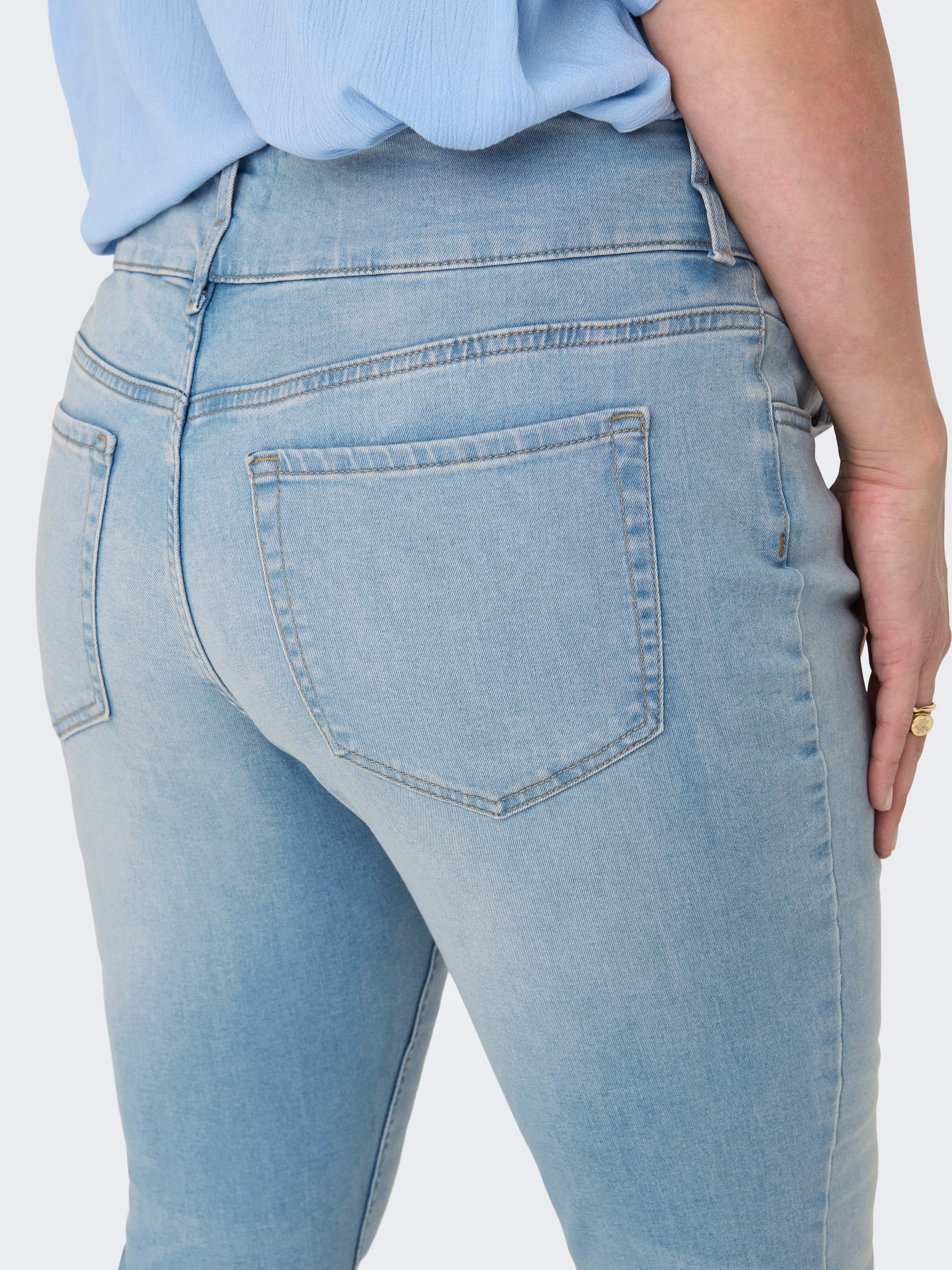 ONLY CARMAKOMA High-waist-Jeans »CARANNA HW SKINNY ANK DNM ANA NOOS«