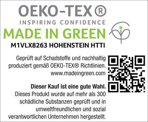 Curt Bauer Bettwäsche »Uni-Mako-Satin Bettwäsche, OEKO-TEX® und Made in Green zertifiziert«