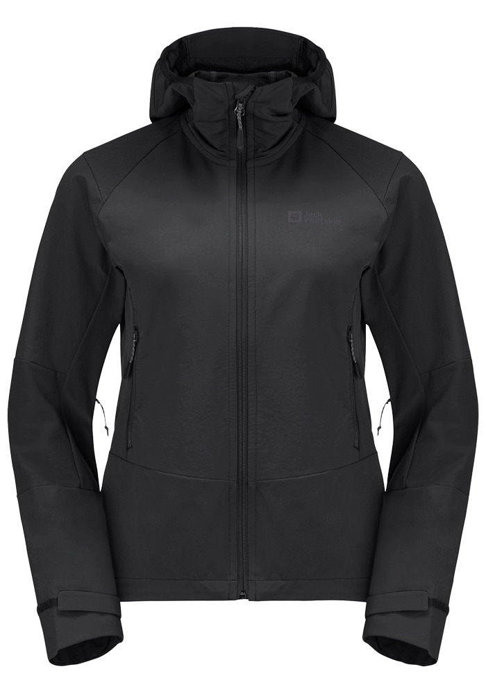 Jack Wolfskin Softshelljacke »KAMMWEG JKT W«, mit Kapuze