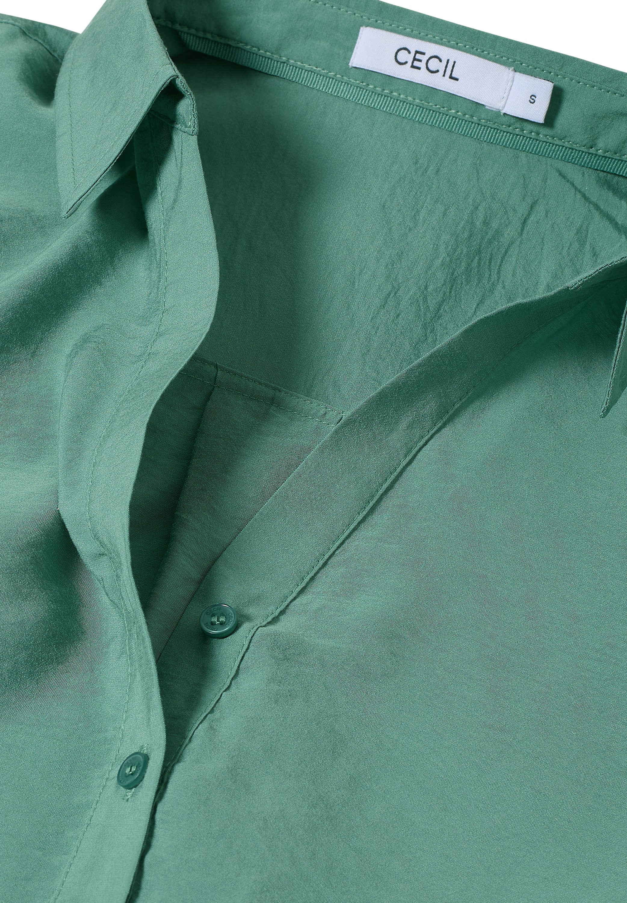 Cecil Klassische Bluse, mit abgerundetem Saum