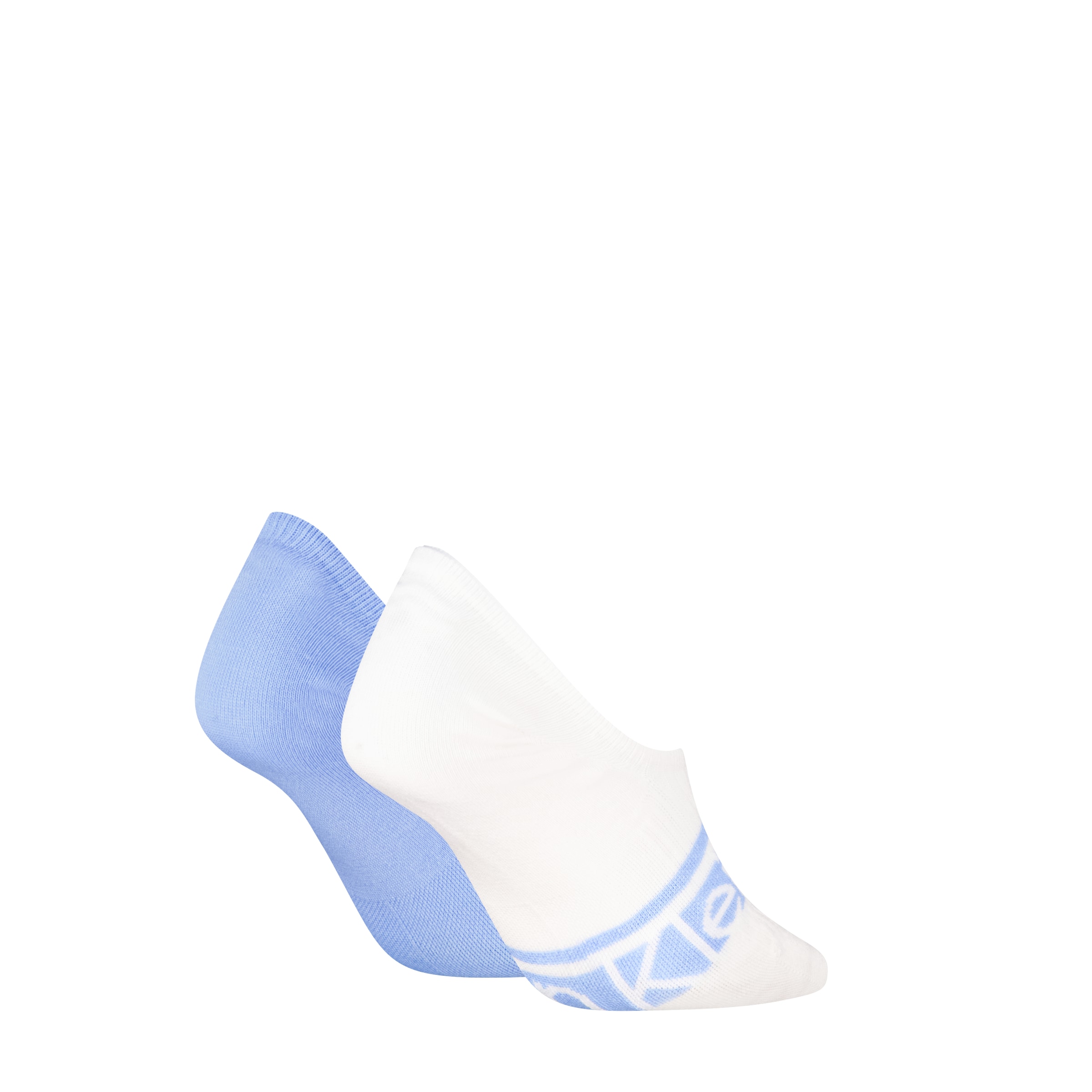 Calvin Klein Chaussons »CK WOMEN FOOTIE HC LOGO STRIPE« 2 Paar,  Antirutsch Noppen im Fersenbereich, Baumwollmischung