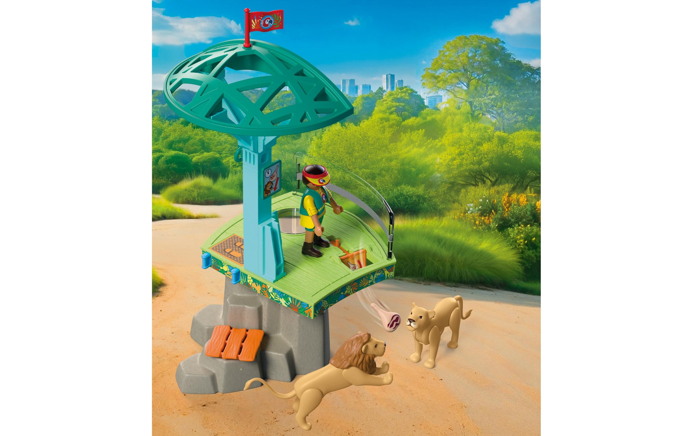 Playmobil® Jeu de construction »Zoo: Wildnis-Kletterpark (72070), Animals & Friends« Made in Europe