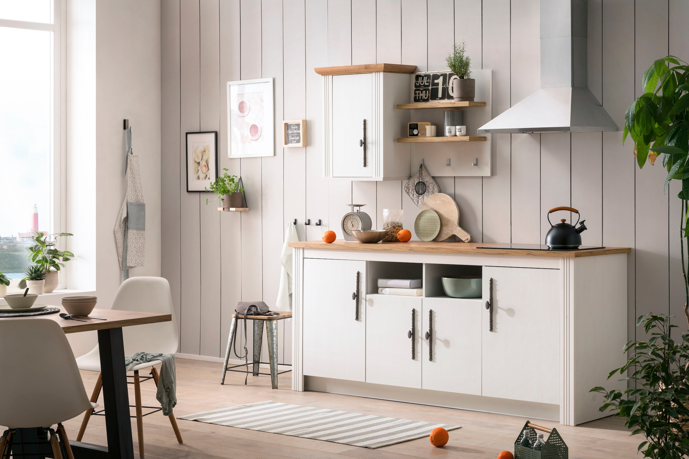 GOODproduct Küche »KS-Westminster« Breite 204 cm, ohne E-Geräte