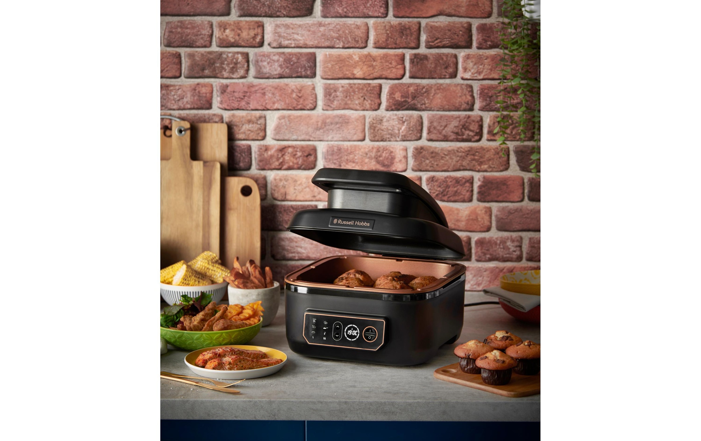 RUSSELL HOBBS Heissluftfritteuse »SatisFry Air und Grill Multikocher«, 1745 W