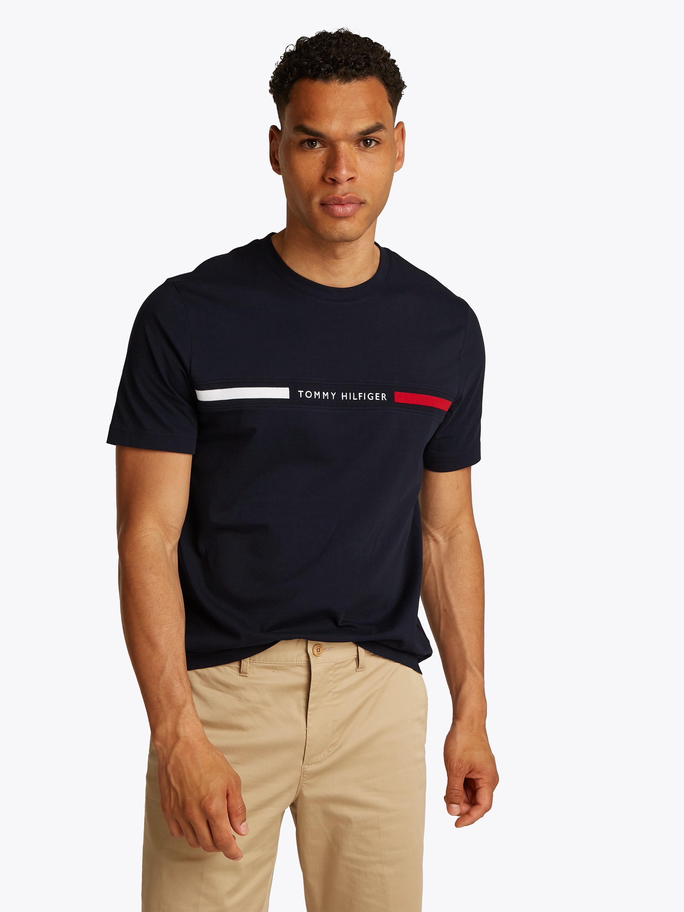 Tommy Hilfiger T-Shirt »HILFIGER CHEST INSERT TEE«