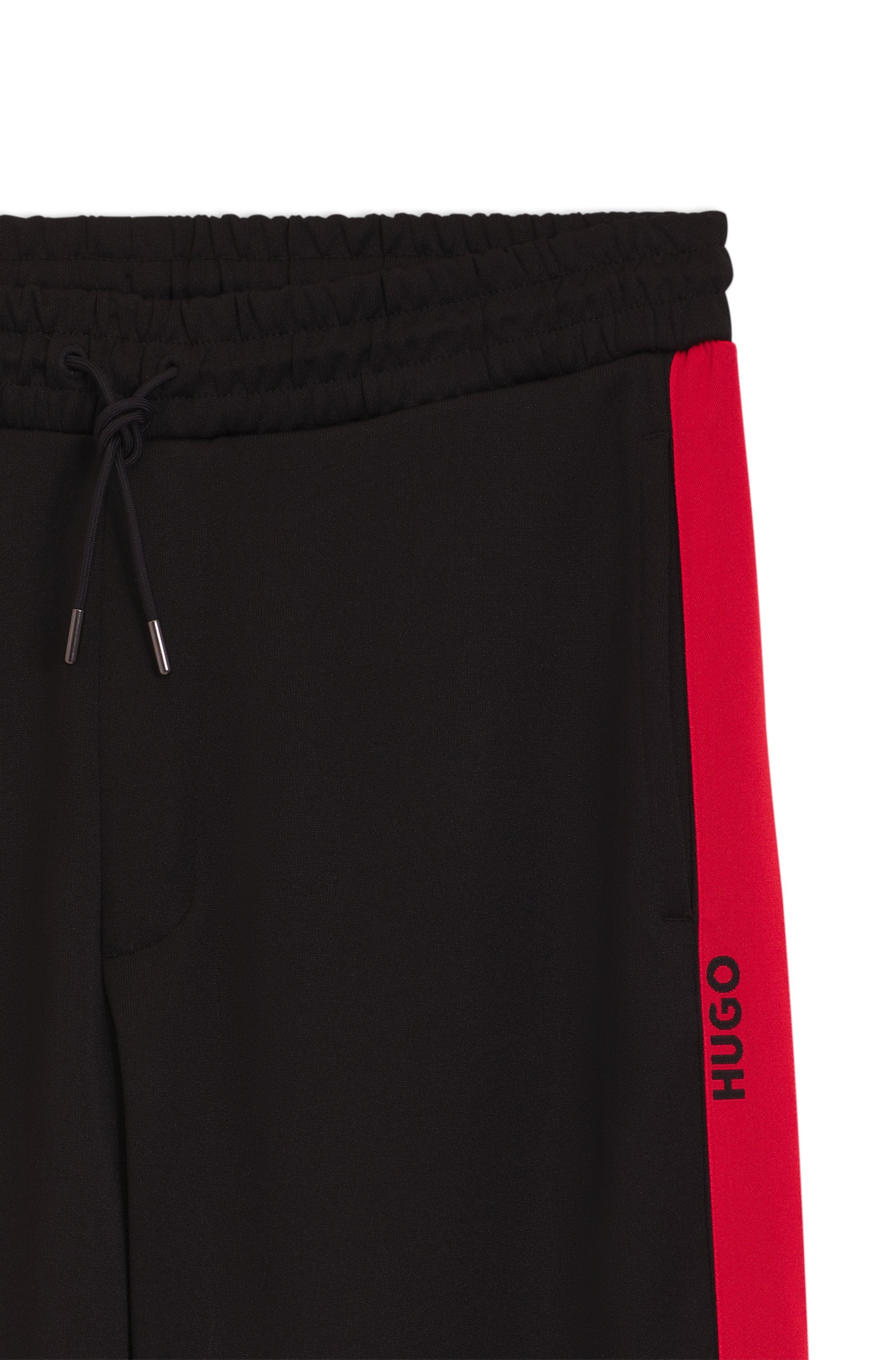HUGO Pantalon sweat »Dolos«  fermetures éclair à l'ourlet, coupe décontractée, bande logo