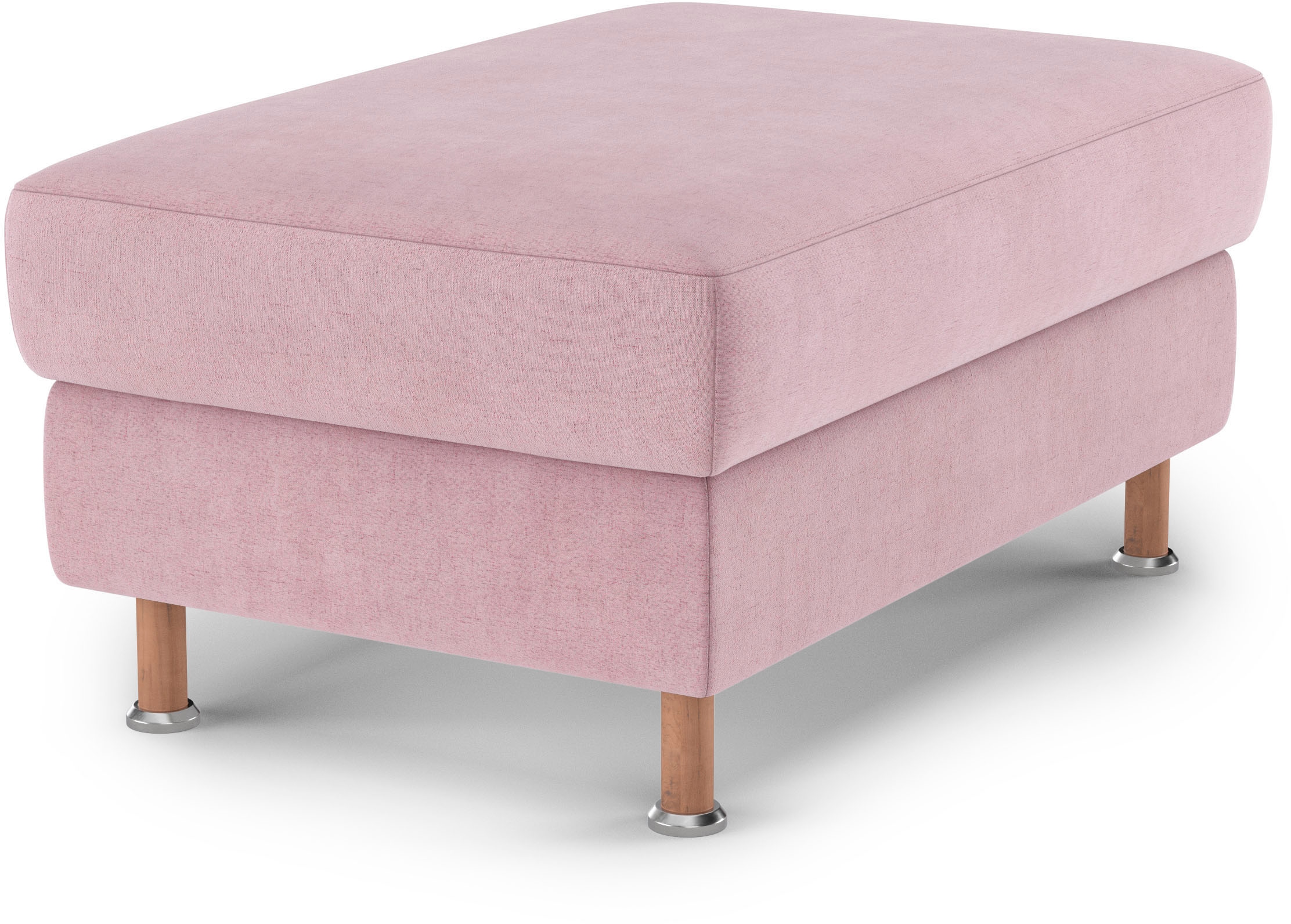 Home affaire Polsterhocker »Calypso« Holzfuesse mit Metallteller