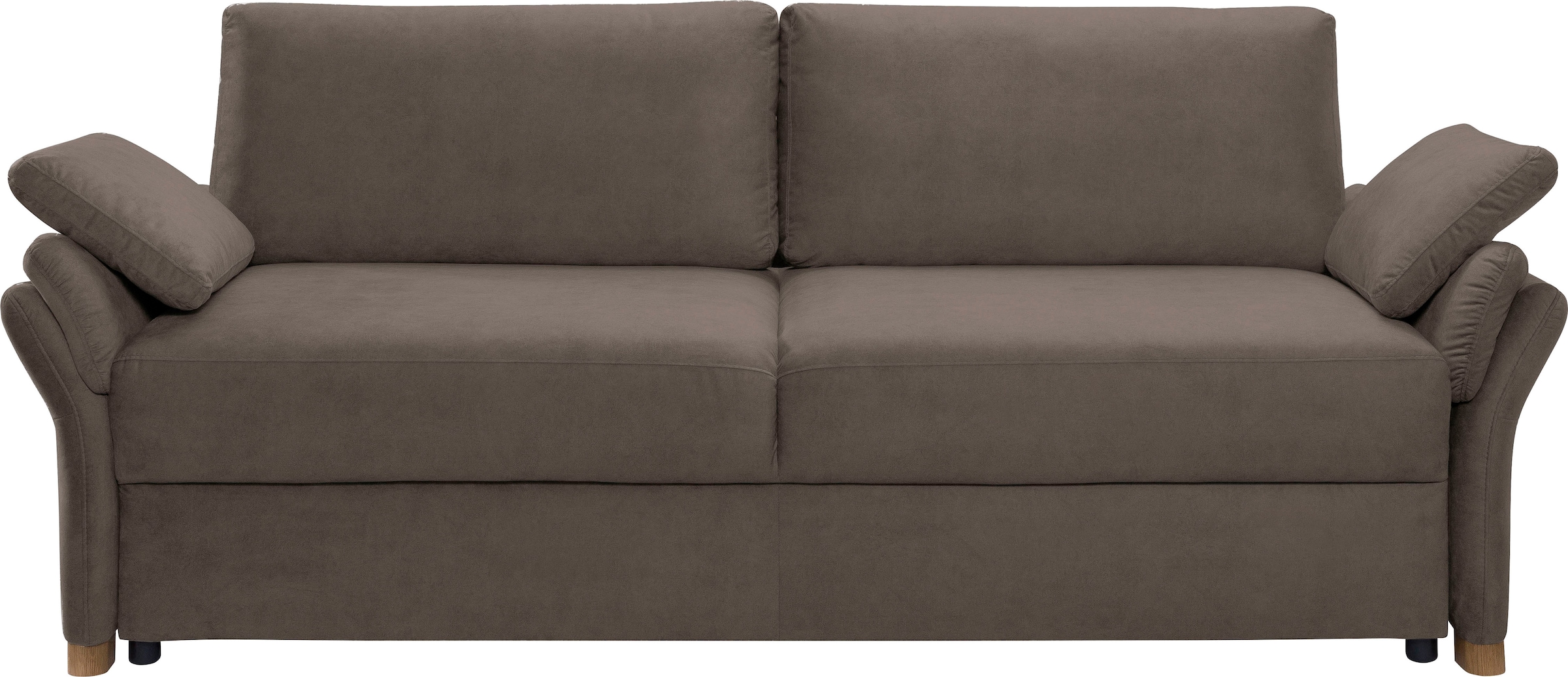 exxpo - sofa fashion 3-Sitzer »Kentt hochwertiger Sitzaufbau für hohen Sitzkomfort, bequeme Armlehnen«, inkl. Boxspring/Federkern-Polsterung, Bettfunktion und Bettkasten