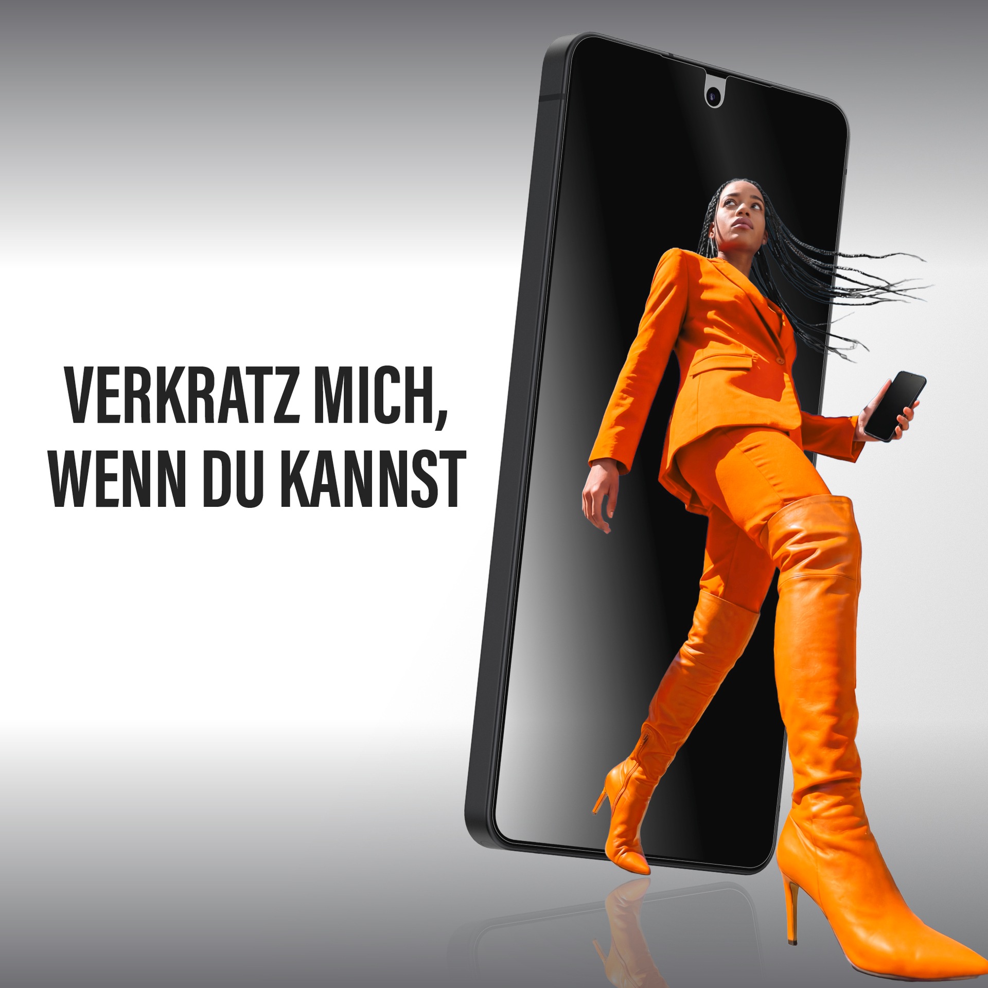 CARE by PanzerGlass Verre de protection d'écran »2-Way Privacy Screen Protector« für Samsung Galaxy S26+ Displayschutzfolie, Schutzfolie, Bildschirmschutz, kratz- & stossfest