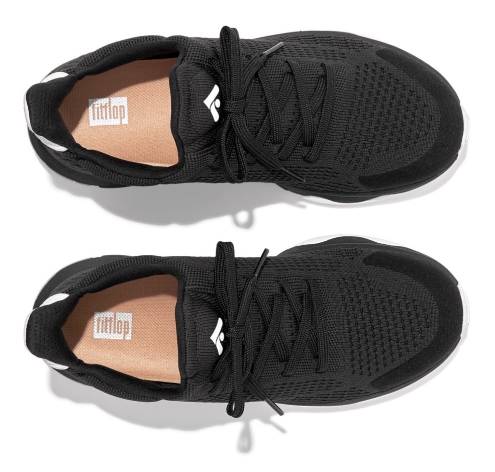 Fitflop Slip-On Sneaker »VITAMIN FFX e01«, mit aufgesetzter Schnürung, Freizeitschuh, Halbschuh, Schlupfschuh