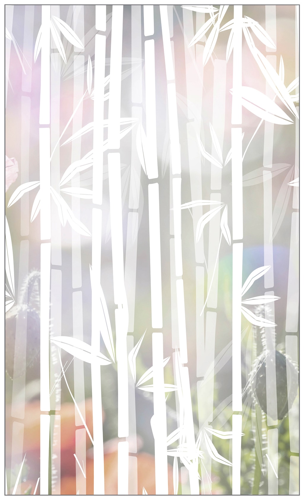 Fensterfolie »Look Bamboo white«, halbtransparent, glattstatisch haftend, 60 x 100 cm,...