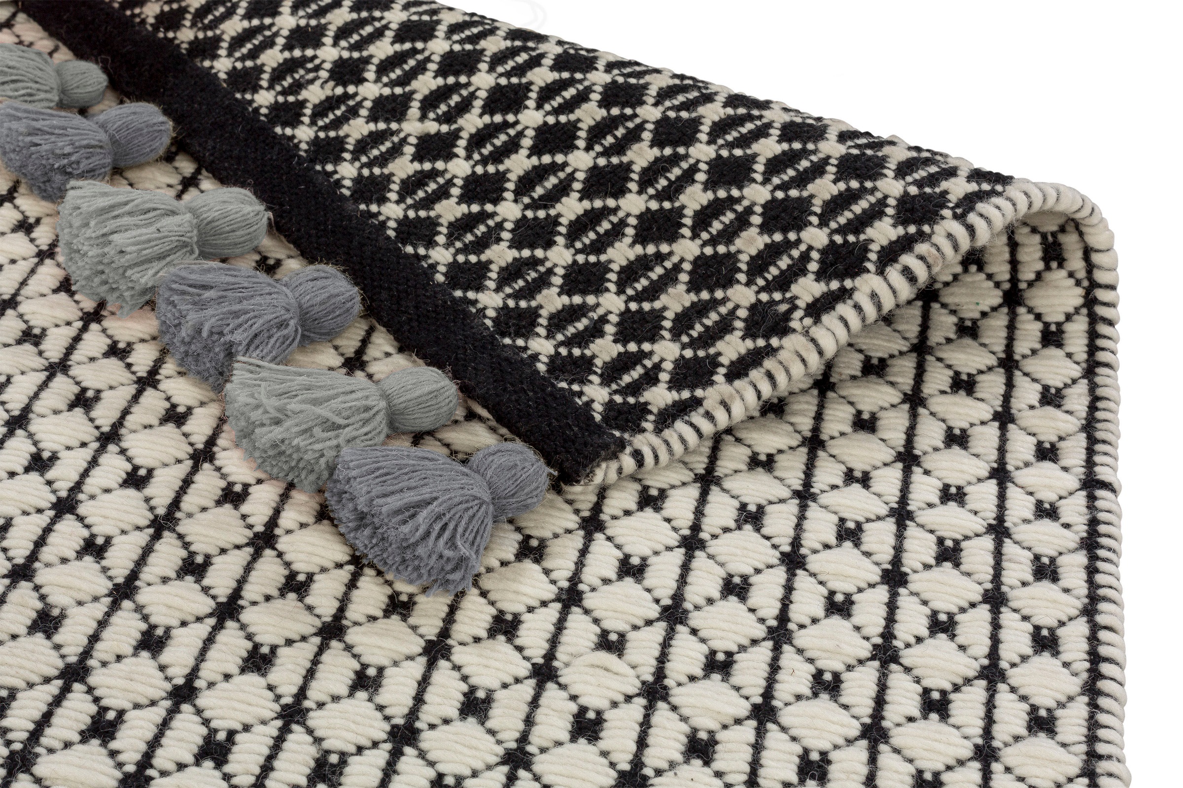 SCHÖNER WOHNEN-Kollektion Teppich »Insula«, rechteckig, 6 mm Höhe, natürliche Wolle/Baumwolle, Wohnzimmer, Schlafzimmer, warmes Raumklima