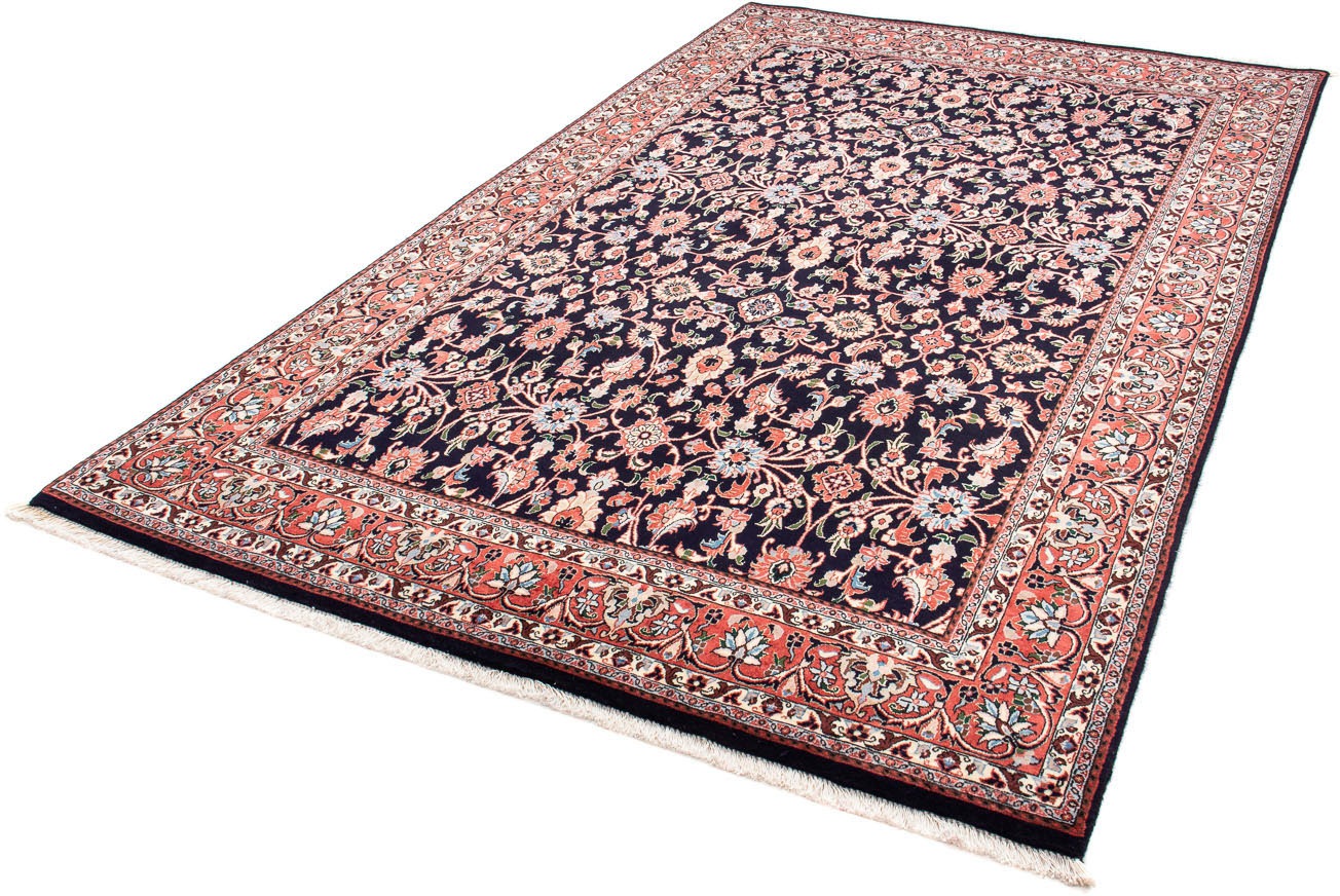 Image of morgenland Orientteppich »Perser - Bidjar - 248 x 150 cm - dunkelblau«, rechteckig, 15 mm Höhe, Wohnzimmer, Handgeknüpft, Einzelstück mit Zertifikat bei Ackermann Versand Schweiz