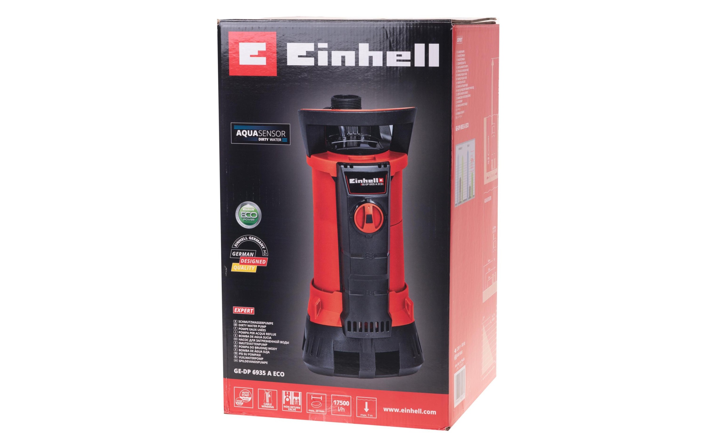 Einhell Schmutzwasserpumpe »GE-DP 6935 A ECO Power«, (Packung)