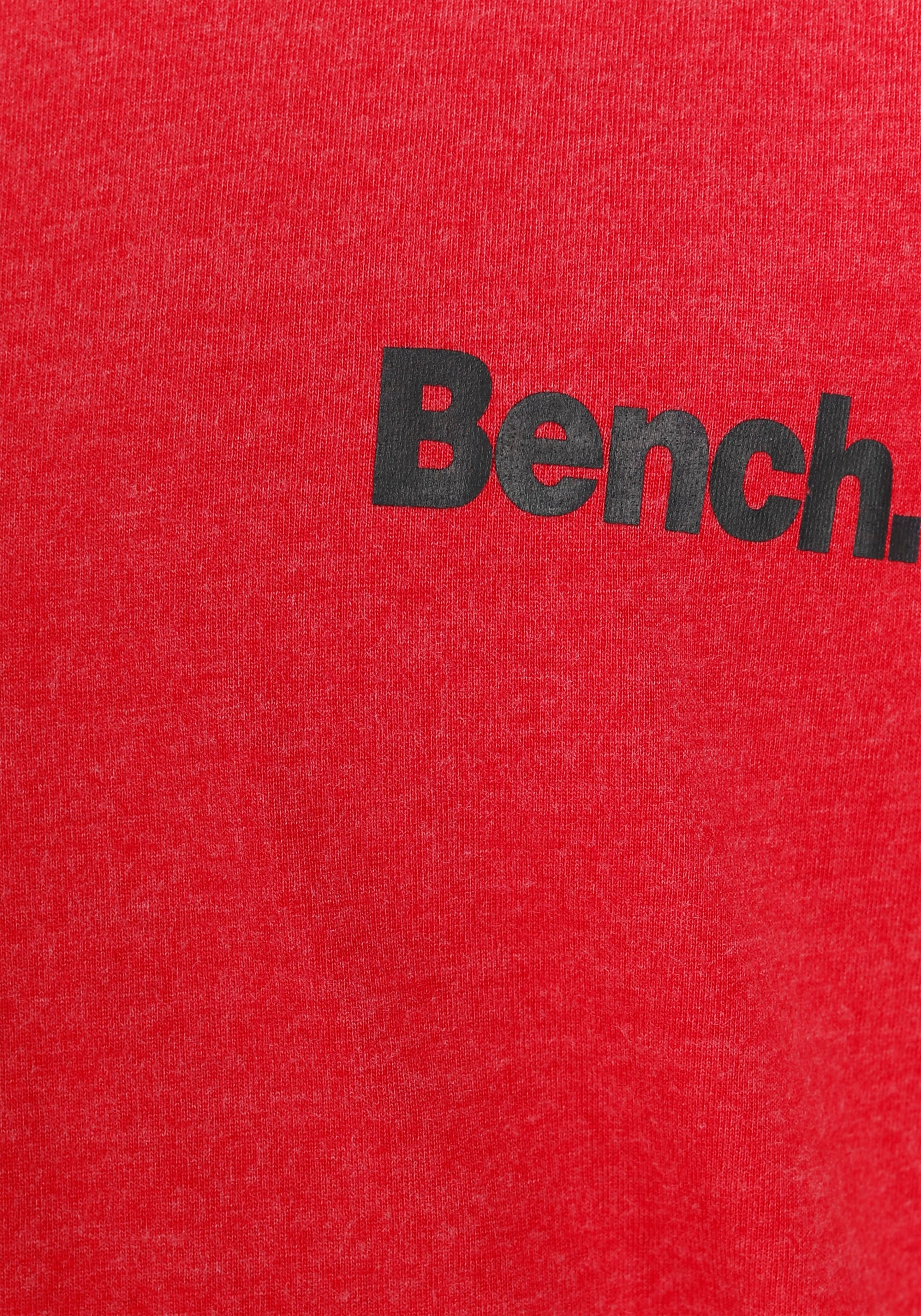 versandkostenfrei melierter auf und mit Qualität in Rückendruck T-Shirt Bench. »Basic«,