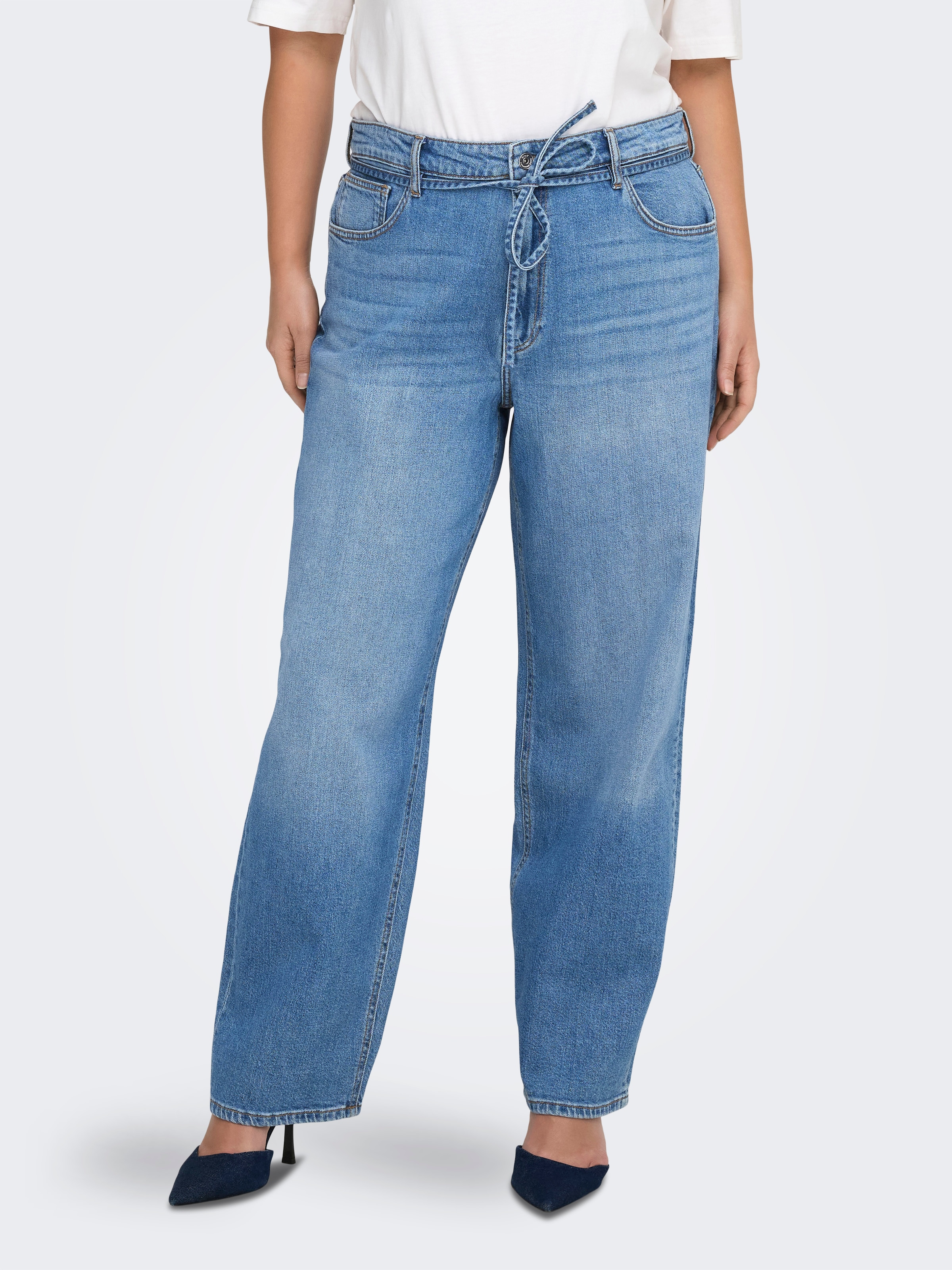 ONLY CARMAKOMA Jeans Relax-fit »CARGIANNA MW STRAIGHT AZ751 DNM NOOS«