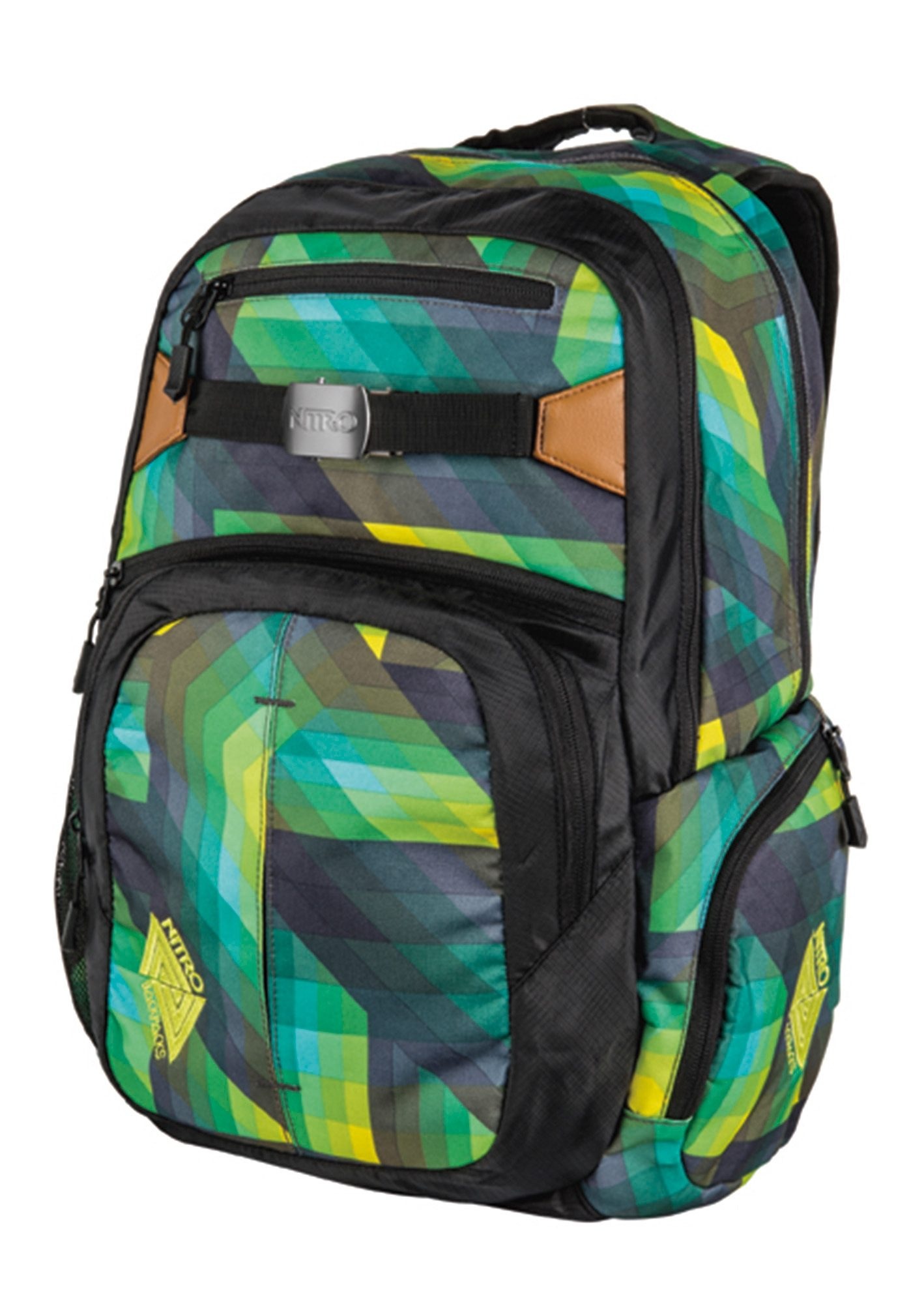 Image of NITRO Schulrucksack »Hero, Geo Green«, mit Laptopfach bei Ackermann Versand Schweiz