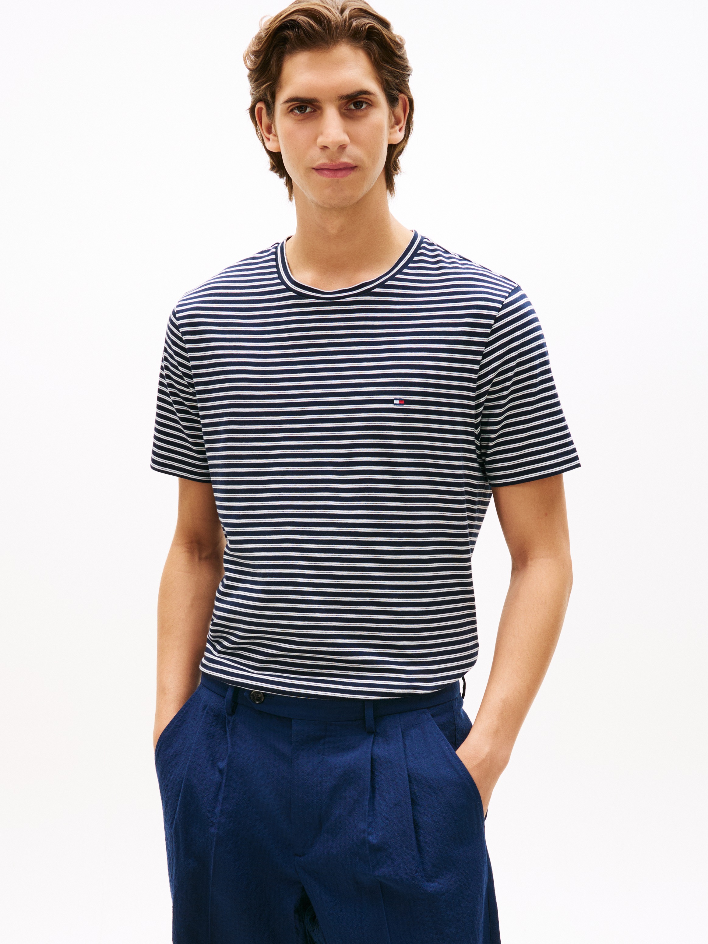 Image of Tommy Hilfiger T-Shirt "SEASONAL STRIPE" Regular fit, gestreift, Rundhals