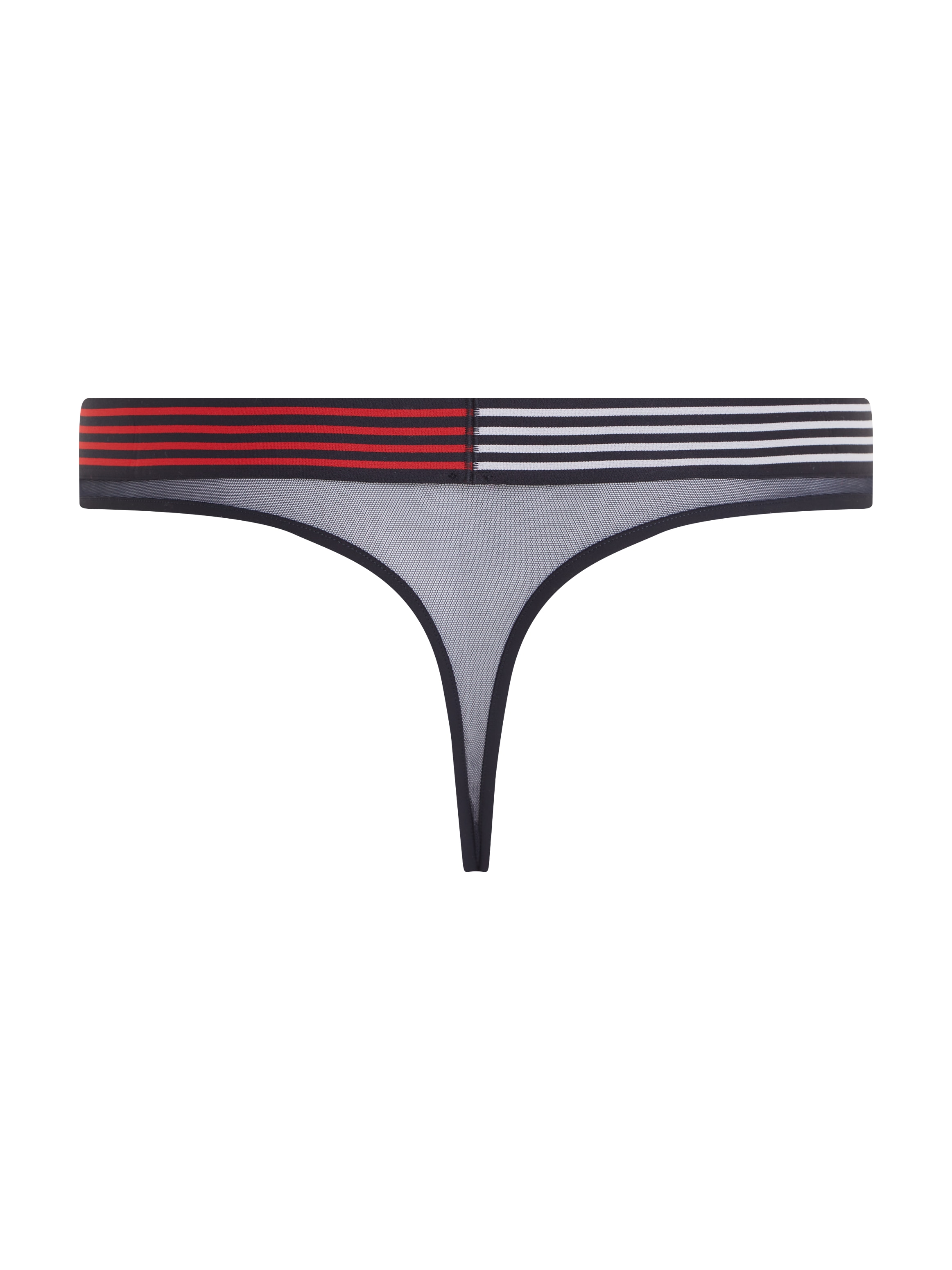 ♕ Tommy Hilfiger Underwear Slip Hilfiger Logo-Schriftzug versandkostenfrei mit »THONG«, Bund Tommy am bestellen