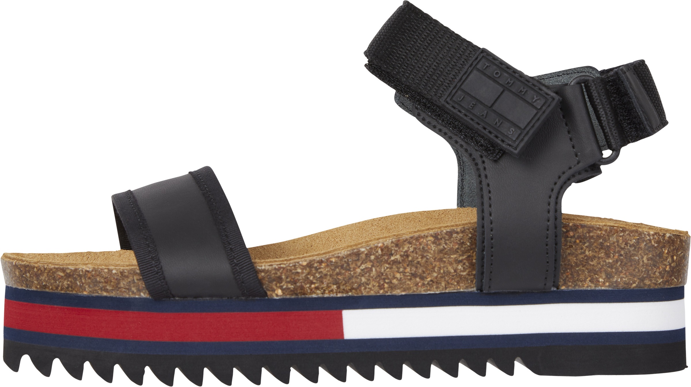 Image of Tommy Jeans Riemchensandale »FLAG OUTSOLE TOMMY JEANS SANDAL«, mit verstellbaren Klettverschlüssen bei Ackermann Versand Schweiz
