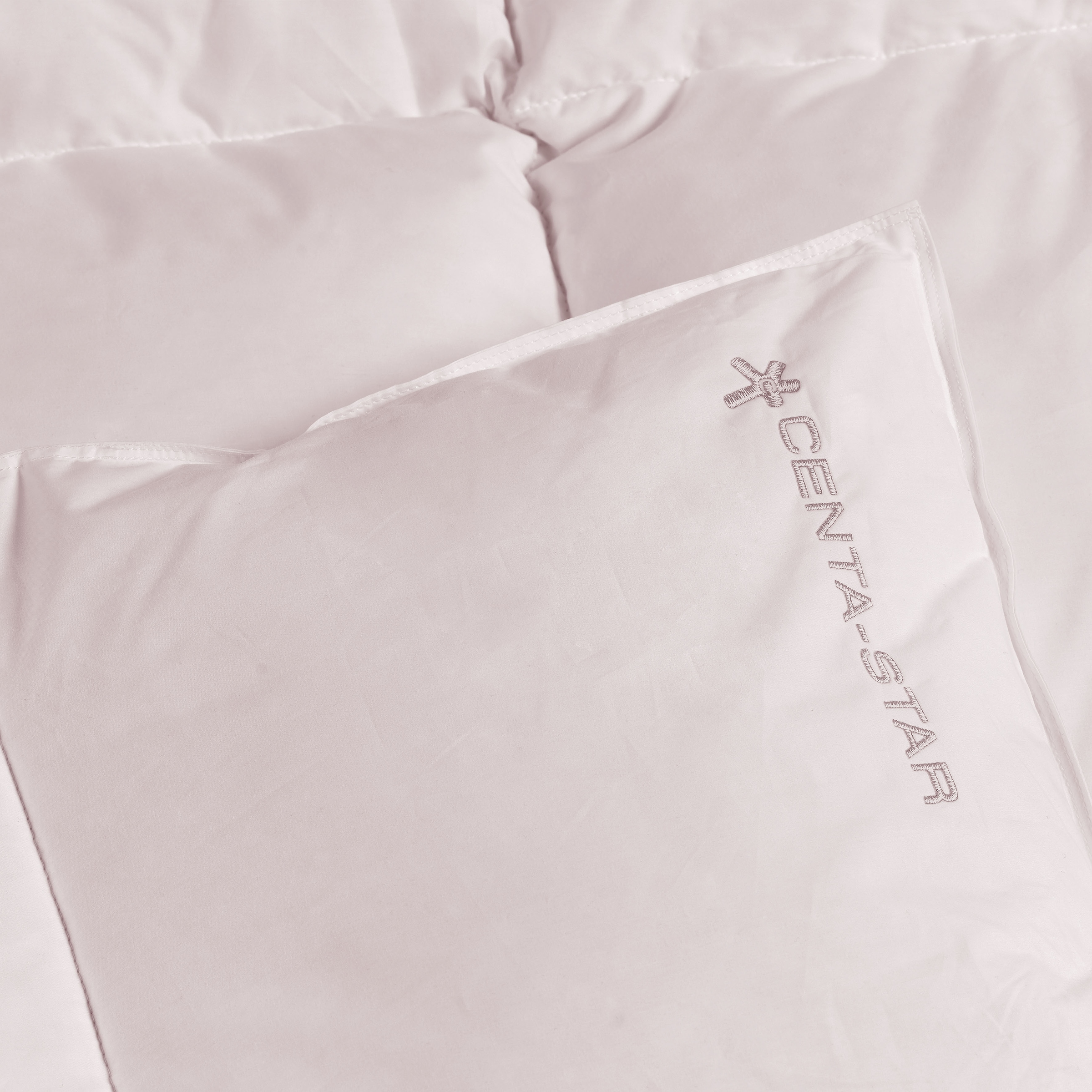Centa-Star Couette en duvet »Golf von Alaska« léger Füllung 1a handverlesene Freilandentendaunen (100% Daunen) 1 cuis tlg. chaleur luxueuse avec un confort léger comme une plume