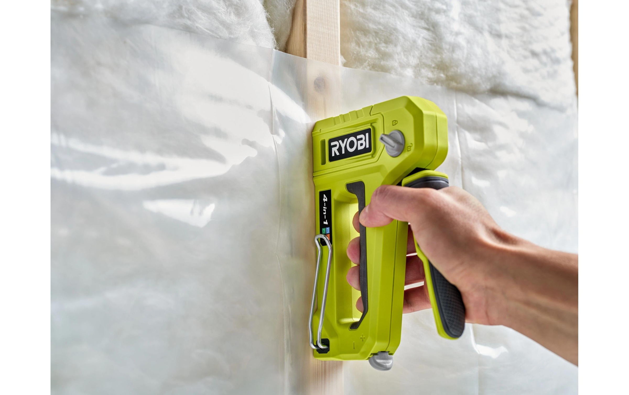 Image of RYOBI Handtacker "RHFST4IN1" ielseitiger 4-in-1 Hefter für präzise Befestigungsarbeiten