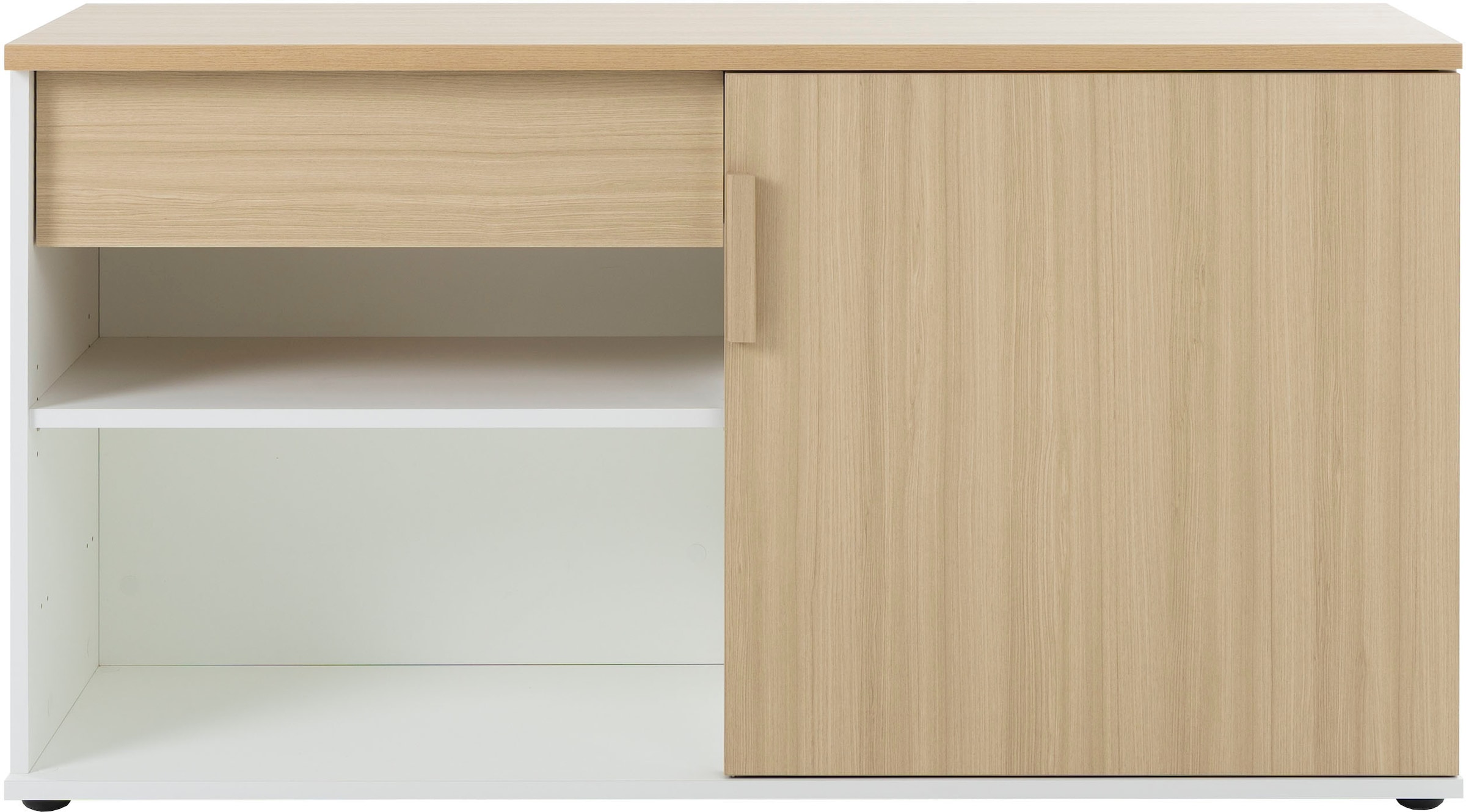 Gami Lowboard »ITALIC« Elegante Credenza, freistehend oder als Schreibtischrücklauf nutzbar