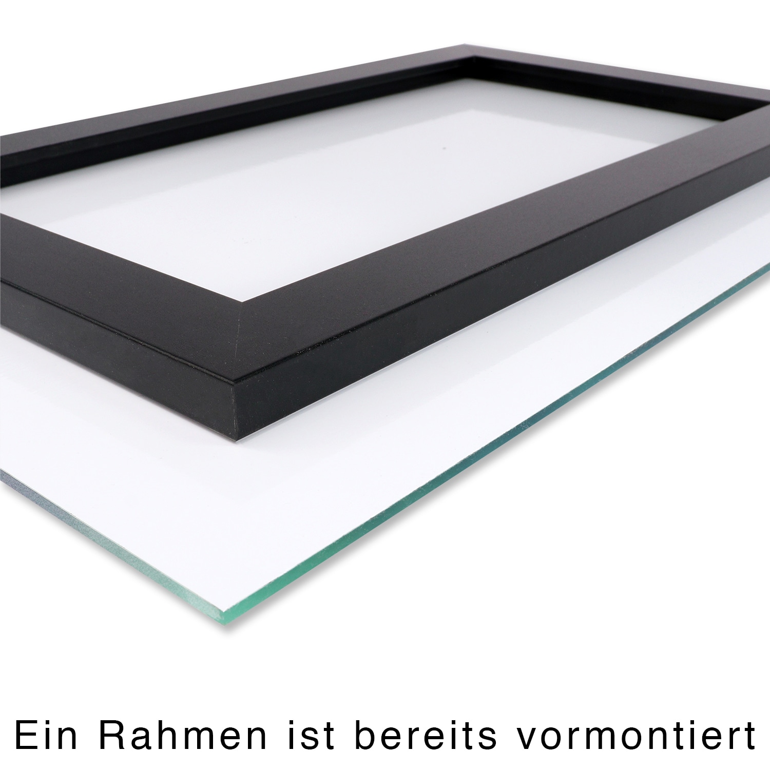 queence Acrylglasbild »Wolfsgesicht«, Baumbilder-Bäume-Gesicht-Kunst-Landschaft-mystischer Wald-Natur-Schwarz-Weiss-Wald-Waldbilder-Wildtiere-Wolfbilder-Wölfe, (1 St.), Fine Art-Print in Galeriequalität