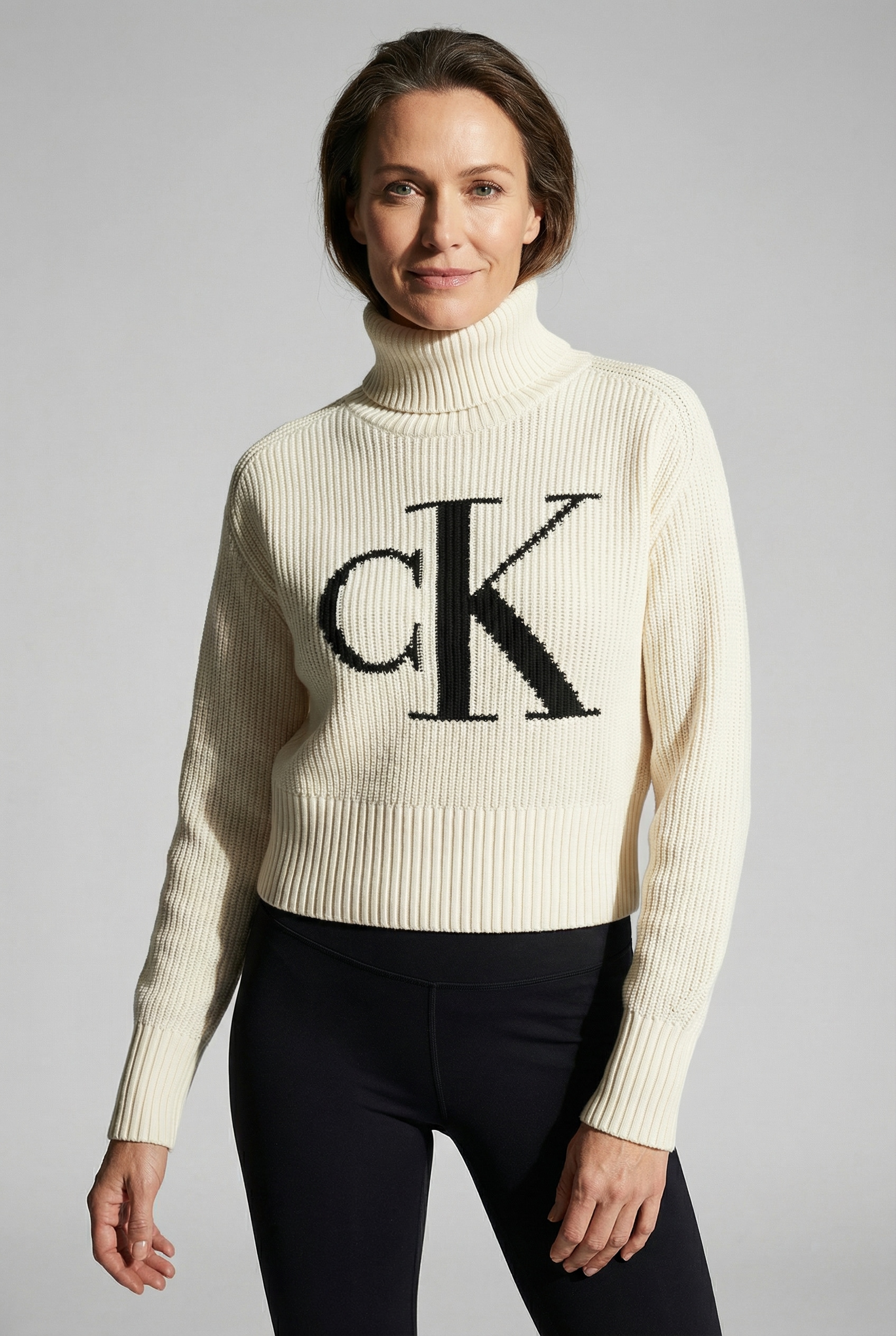 Image of Calvin Klein Strickpullover Rollkragen, loose fit