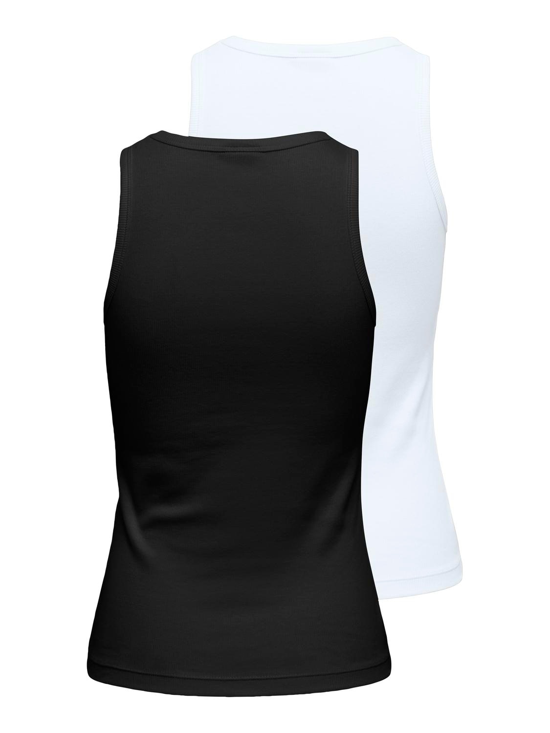 ONLY Débardeur »ONLSALLY TANK TOP 2 PACK CS JRS« Paquet, pack de 2, 2