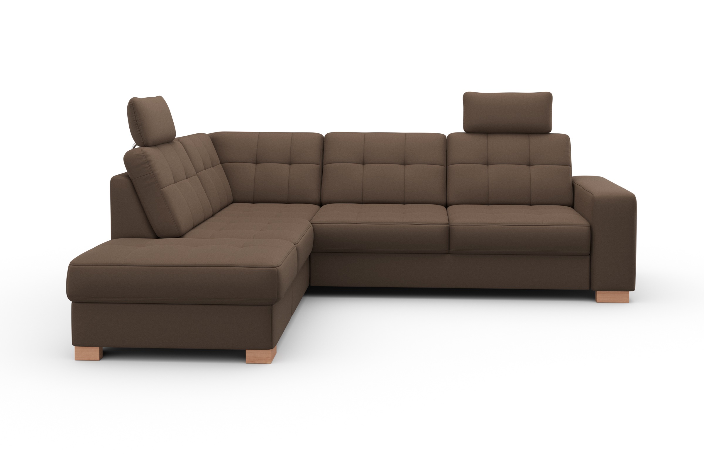 sit&more Ecksofa »Quincy L-Form«, wahlweise mit Bettfunktion und Bettkasten