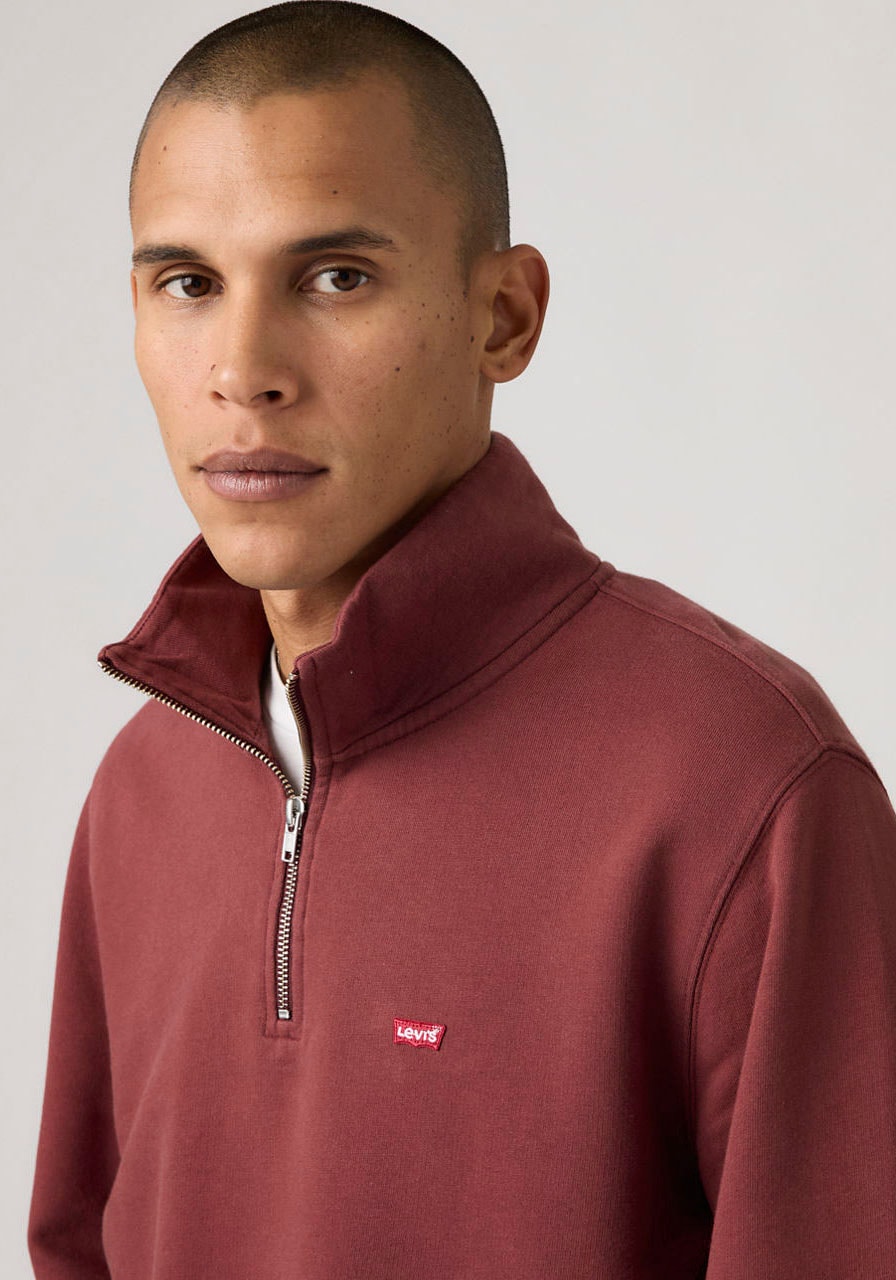 Levi's® Sweatshirt »ORIGINAL HM 1/4 ZIP«, mit Troyer-Kragen und Logo-Stickerei
