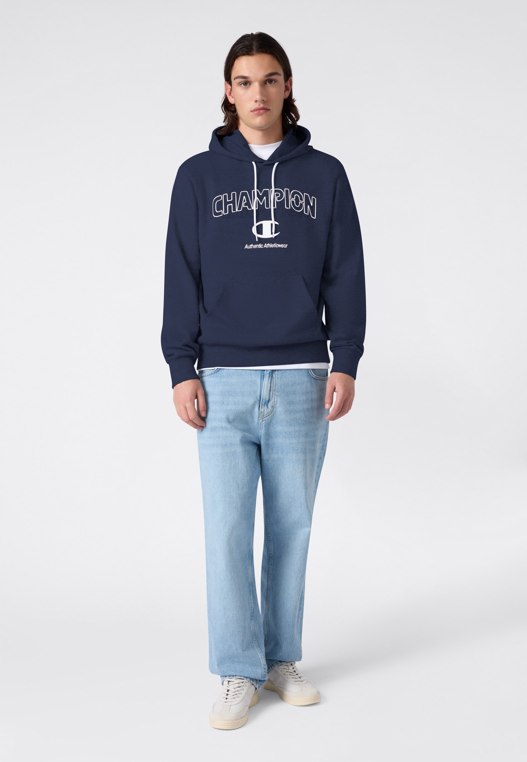 Champion Sweat à capuche »Graphic Terry Hoodie«, 1 pièces sportlicher Stil, für Erwachsene, Rundhalsausschnitt
